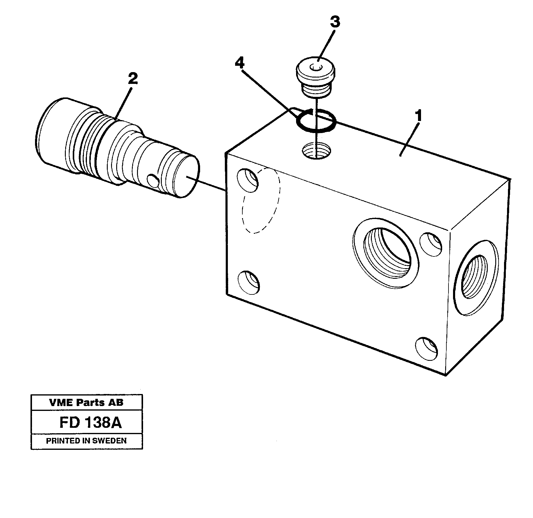 Схема запчастей Volvo EW150 - 16525 Pressure limiting valve, main valve EW150 ?KERMAN ?KERMAN EW150 SER NO - 318