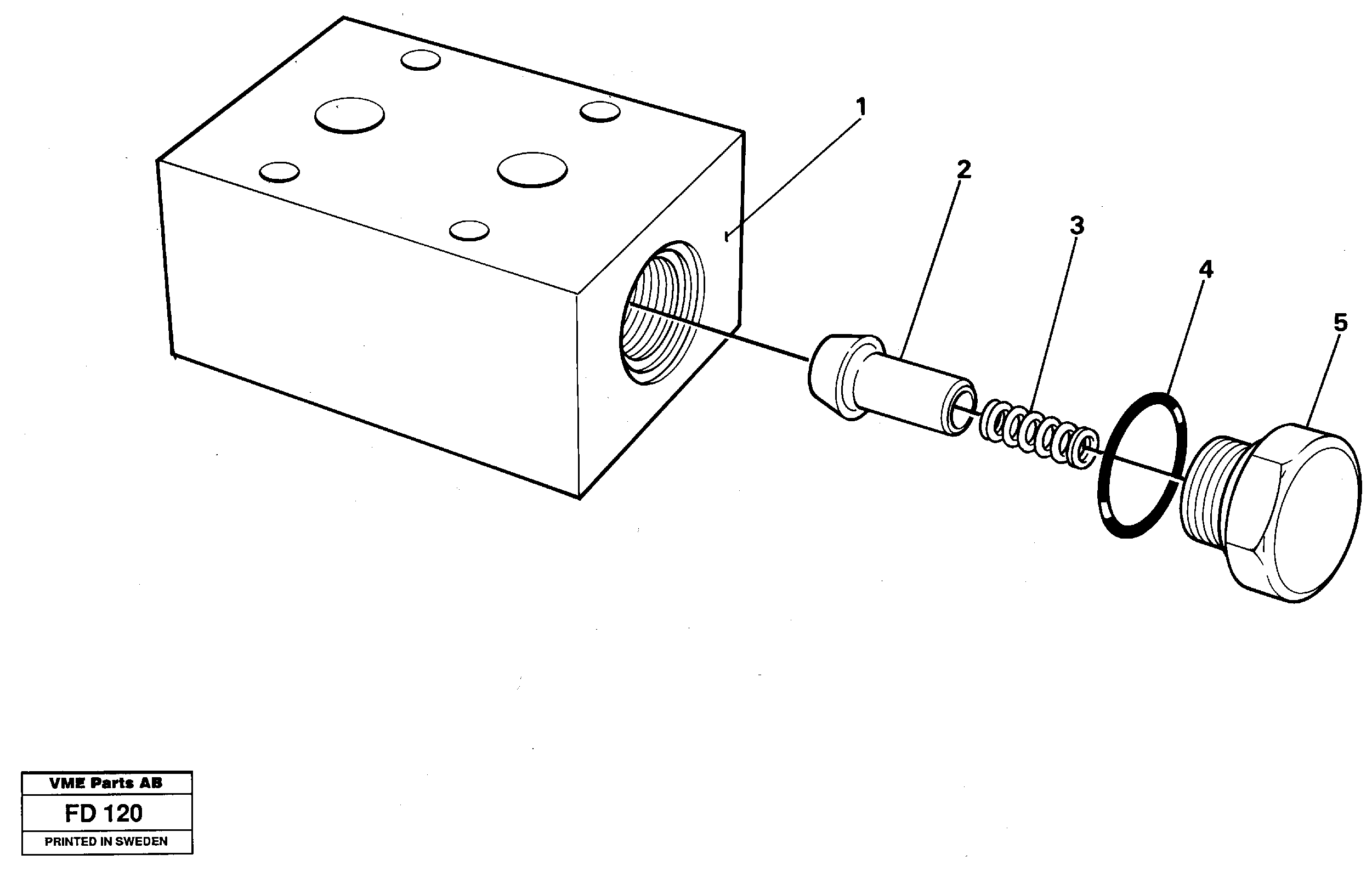 Схема запчастей Volvo EW150 - 35071 Refilling valve, main valve EW150 ?KERMAN ?KERMAN EW150 SER NO - 318