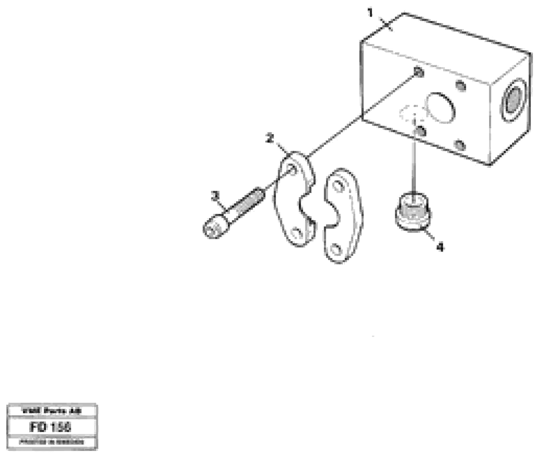 Схема запчастей Volvo EW150 - 25991 Adapter,slope bucket/rot equipment EW150 ?KERMAN ?KERMAN EW150 SER NO - 318