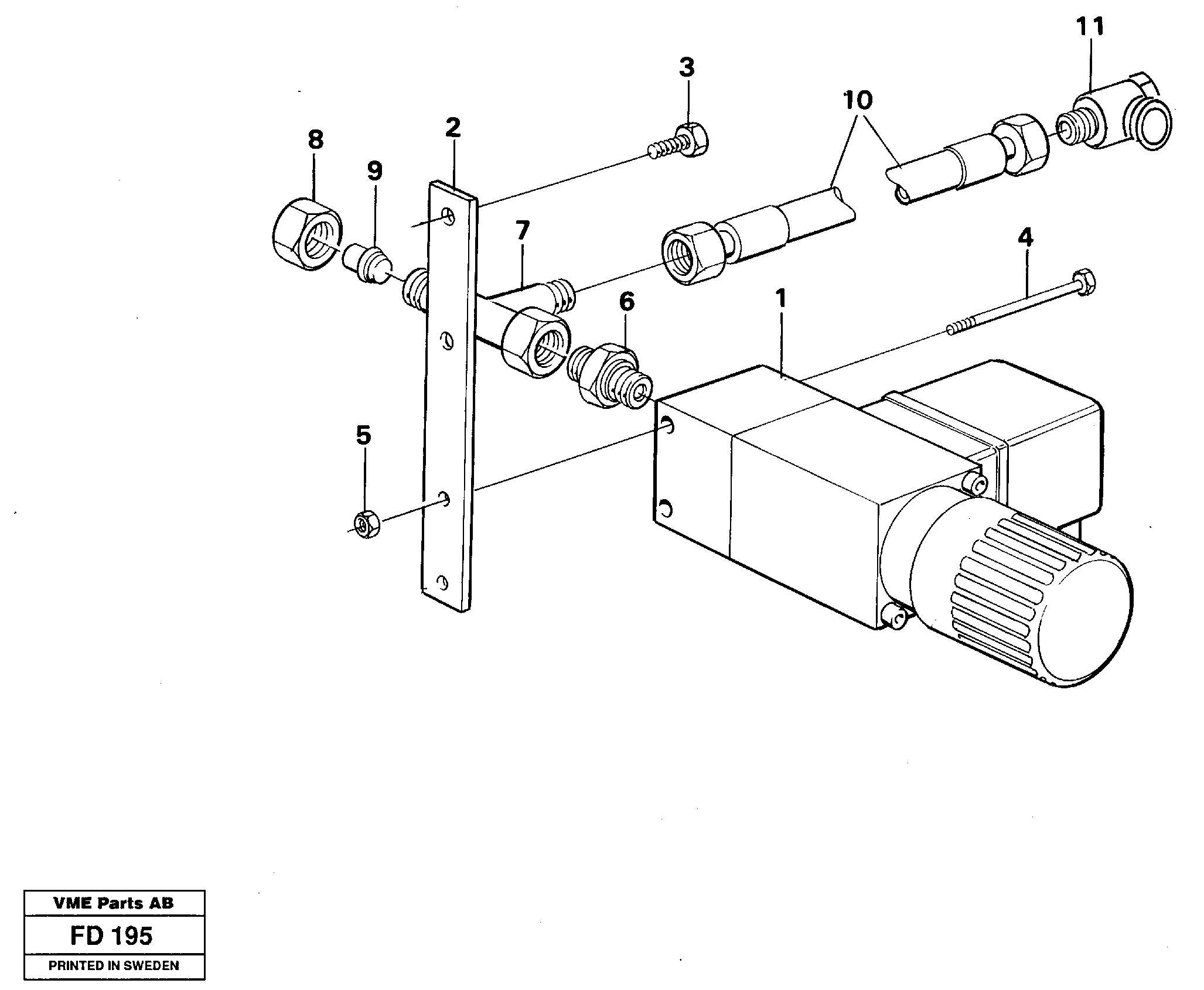 Схема запчастей Volvo EW150 - 29876 Overload protection EW150 ?KERMAN ?KERMAN EW150 SER NO - 318