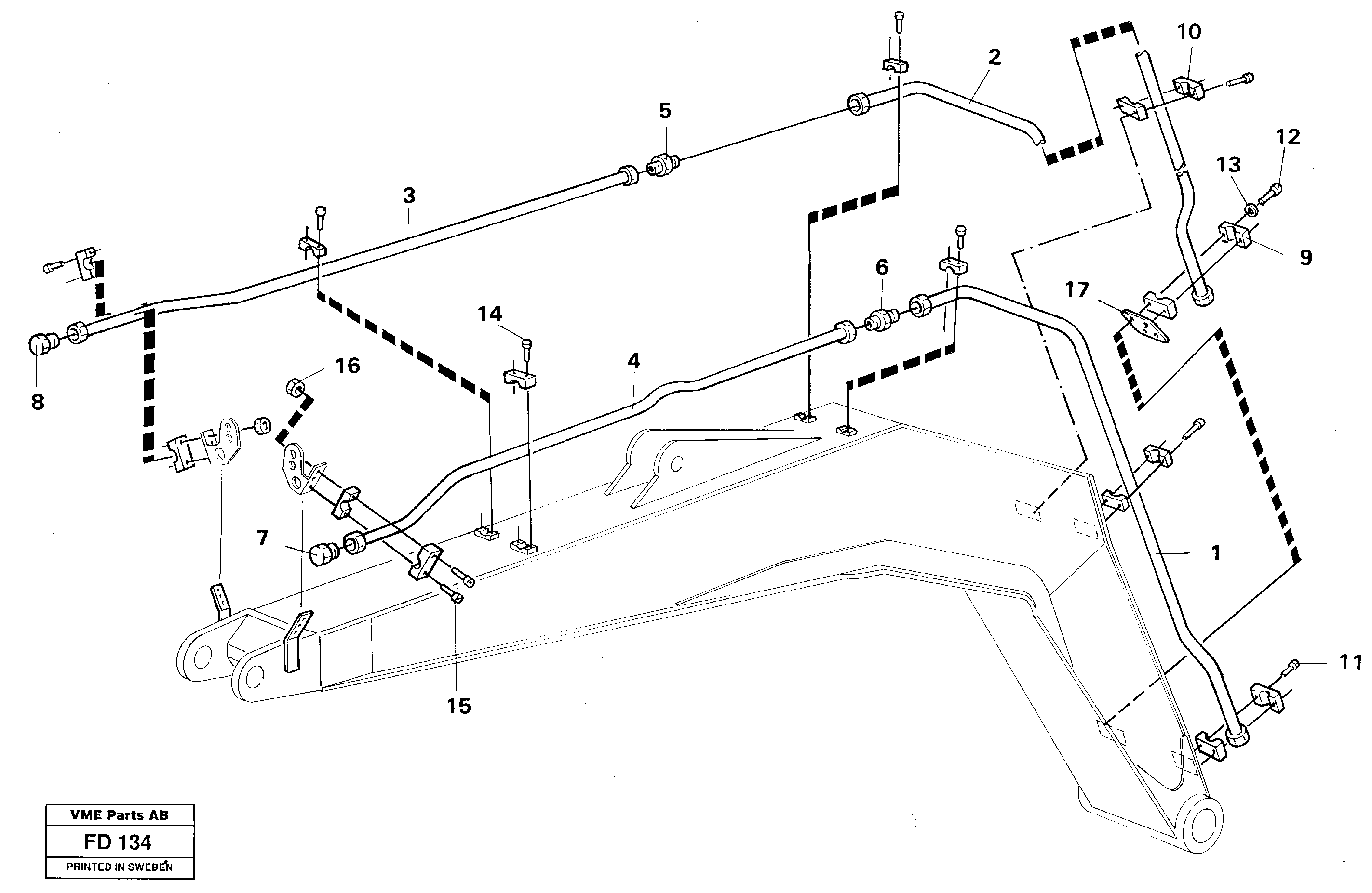 Схема запчастей Volvo EW150 - 97027 Hydr, hammer, boom EW150 ?KERMAN ?KERMAN EW150 SER NO - 318