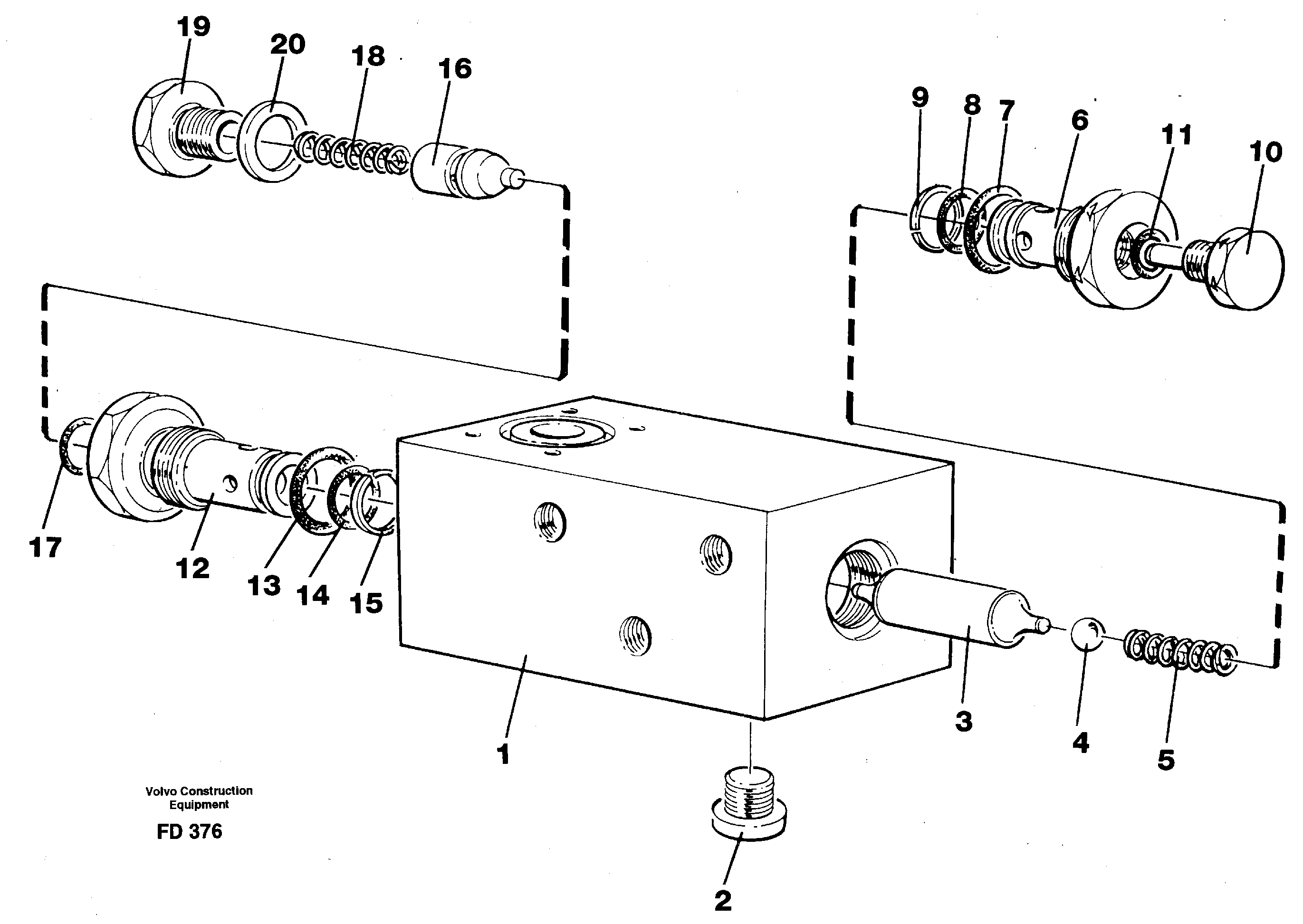 Схема запчастей Volvo EW150 - 30341 Hydraulic lock, dozer blade EW150 ?KERMAN ?KERMAN EW150 SER NO - 318