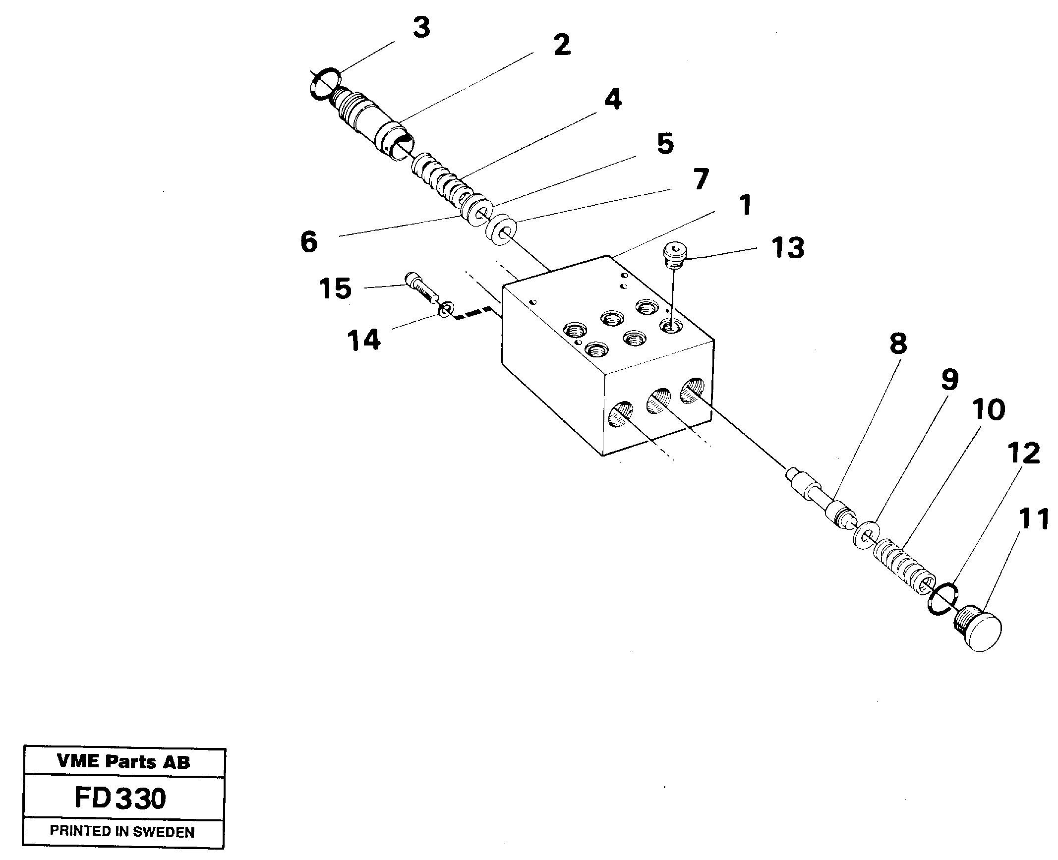 Схема запчастей Volvo EW150 - 2264 Pedal valve EW150 ?KERMAN ?KERMAN EW150 SER NO - 318