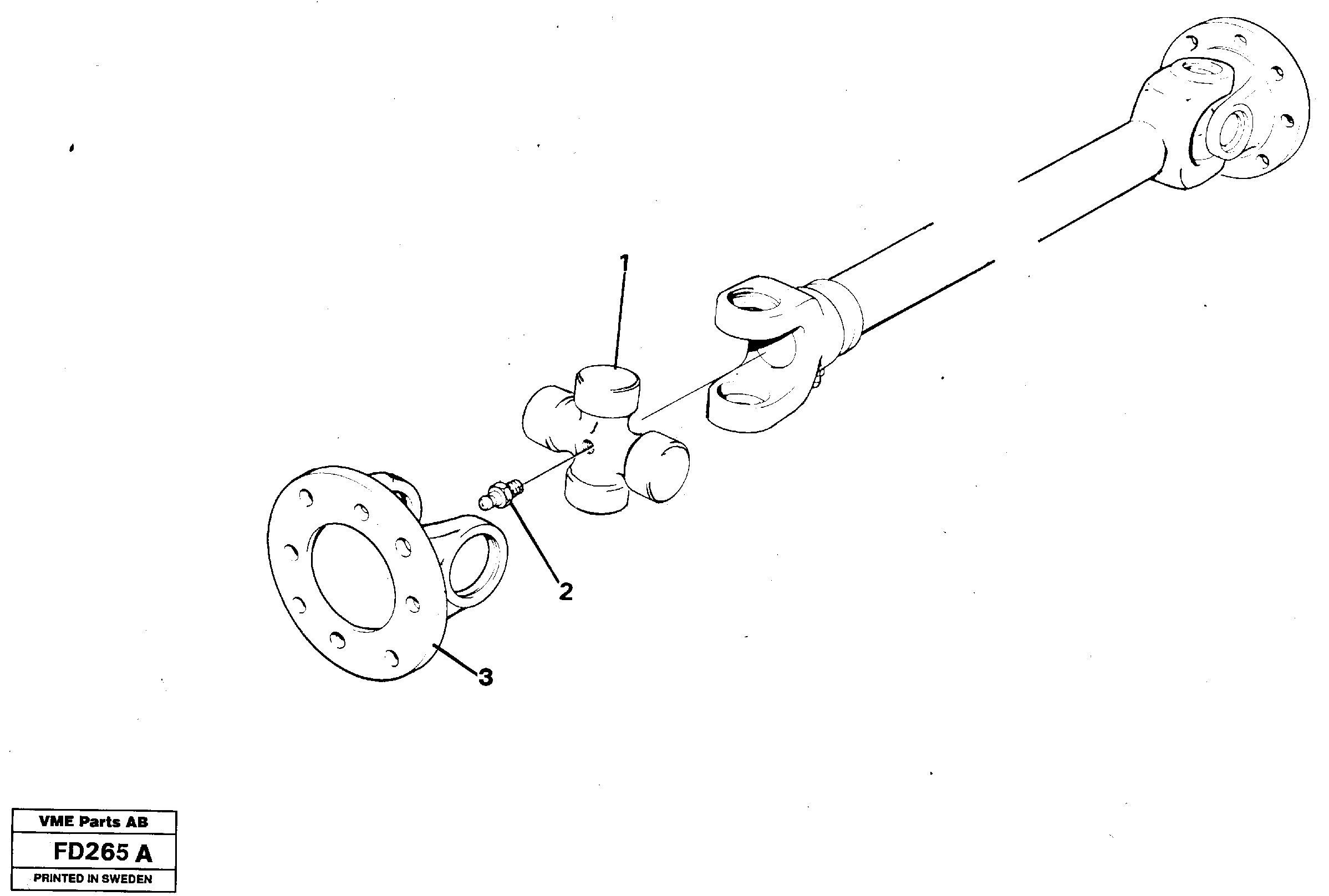 Схема запчастей Volvo EW150 - 34775 Power shafts EW150 ?KERMAN ?KERMAN EW150 SER NO - 318