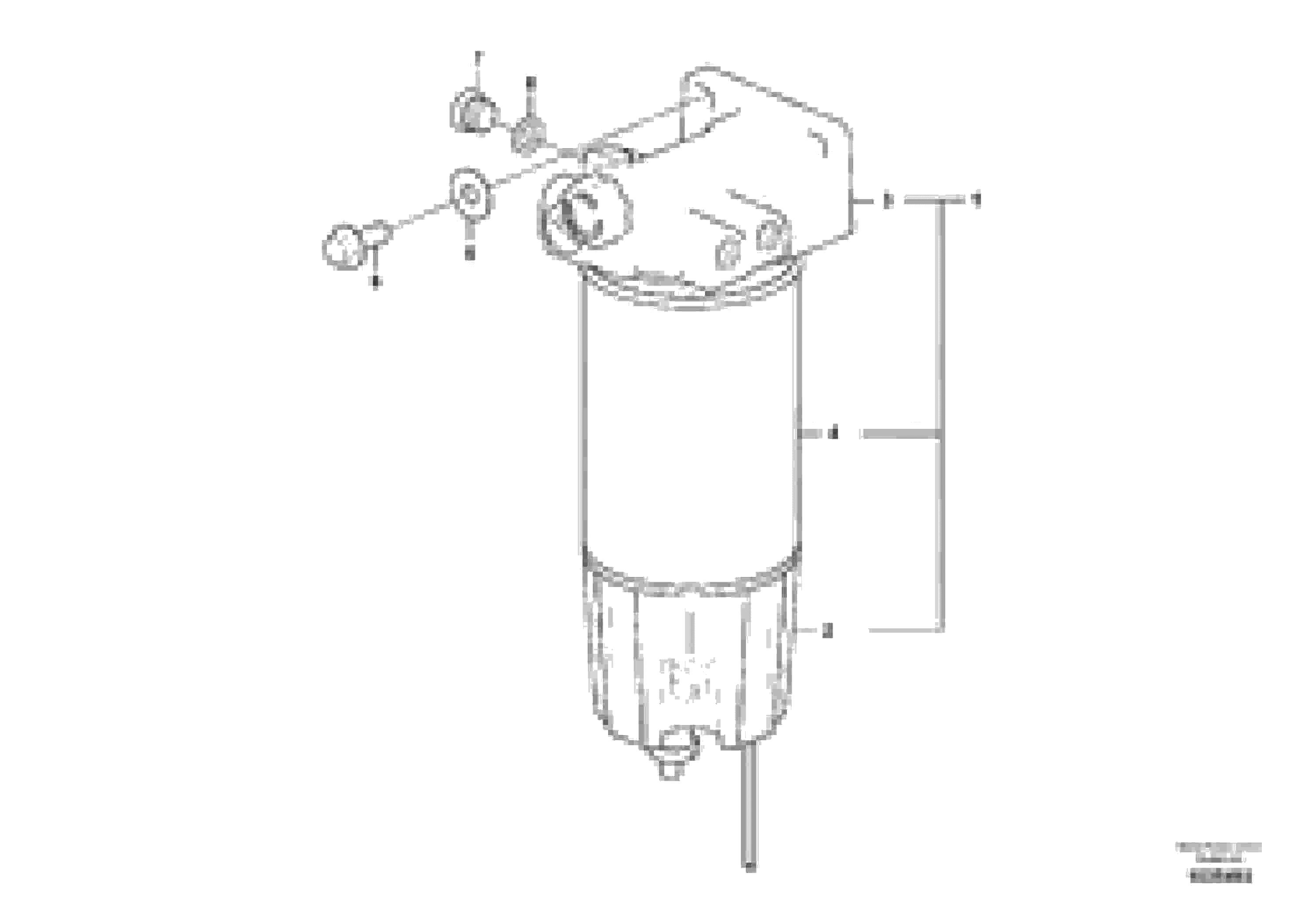 Схема запчастей Volvo EW230C - 22472 Сепаратор влагоотделителя EW230C
