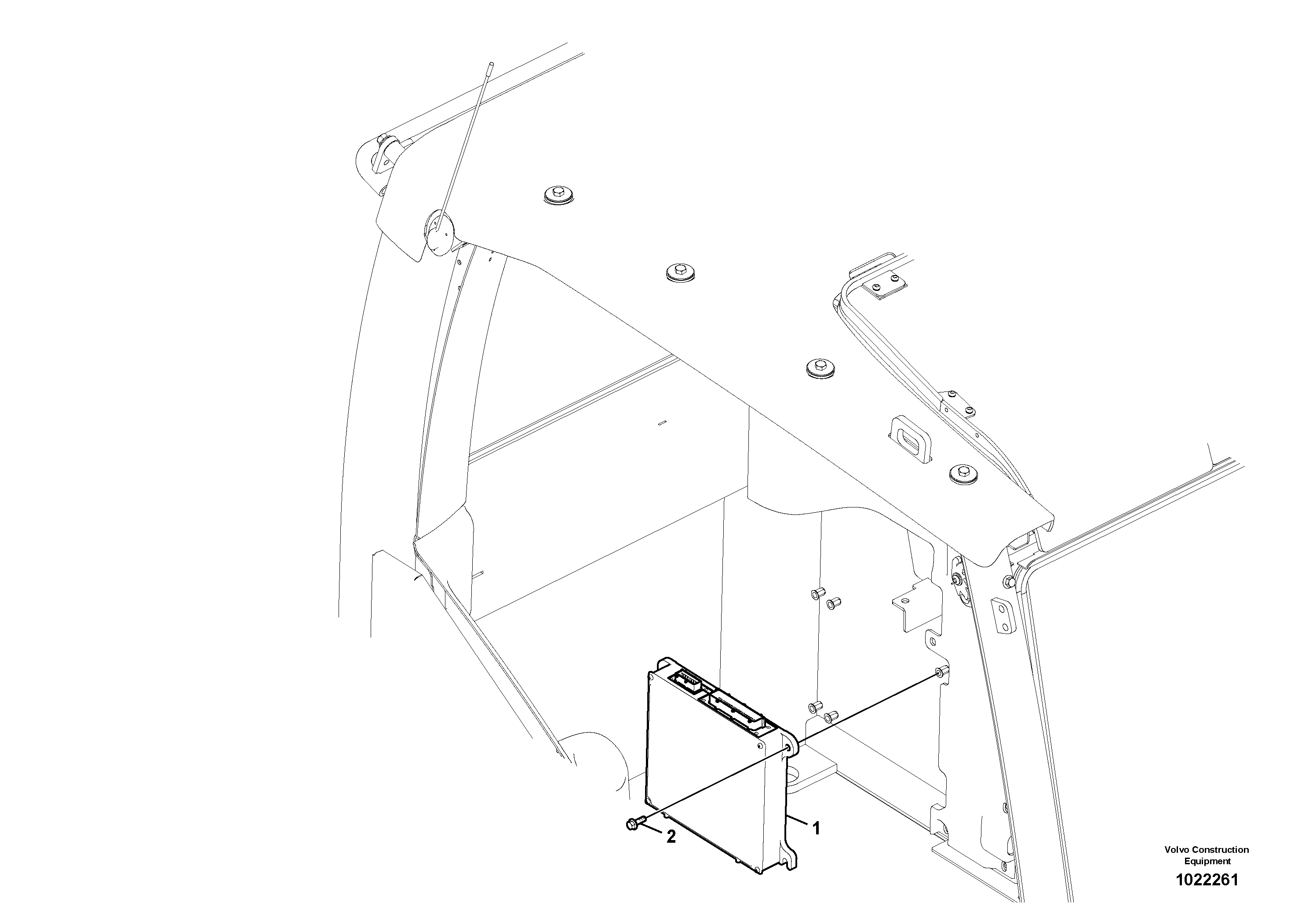 Схема запчастей Volvo EW230C - 45236 Electronic unit EW230C