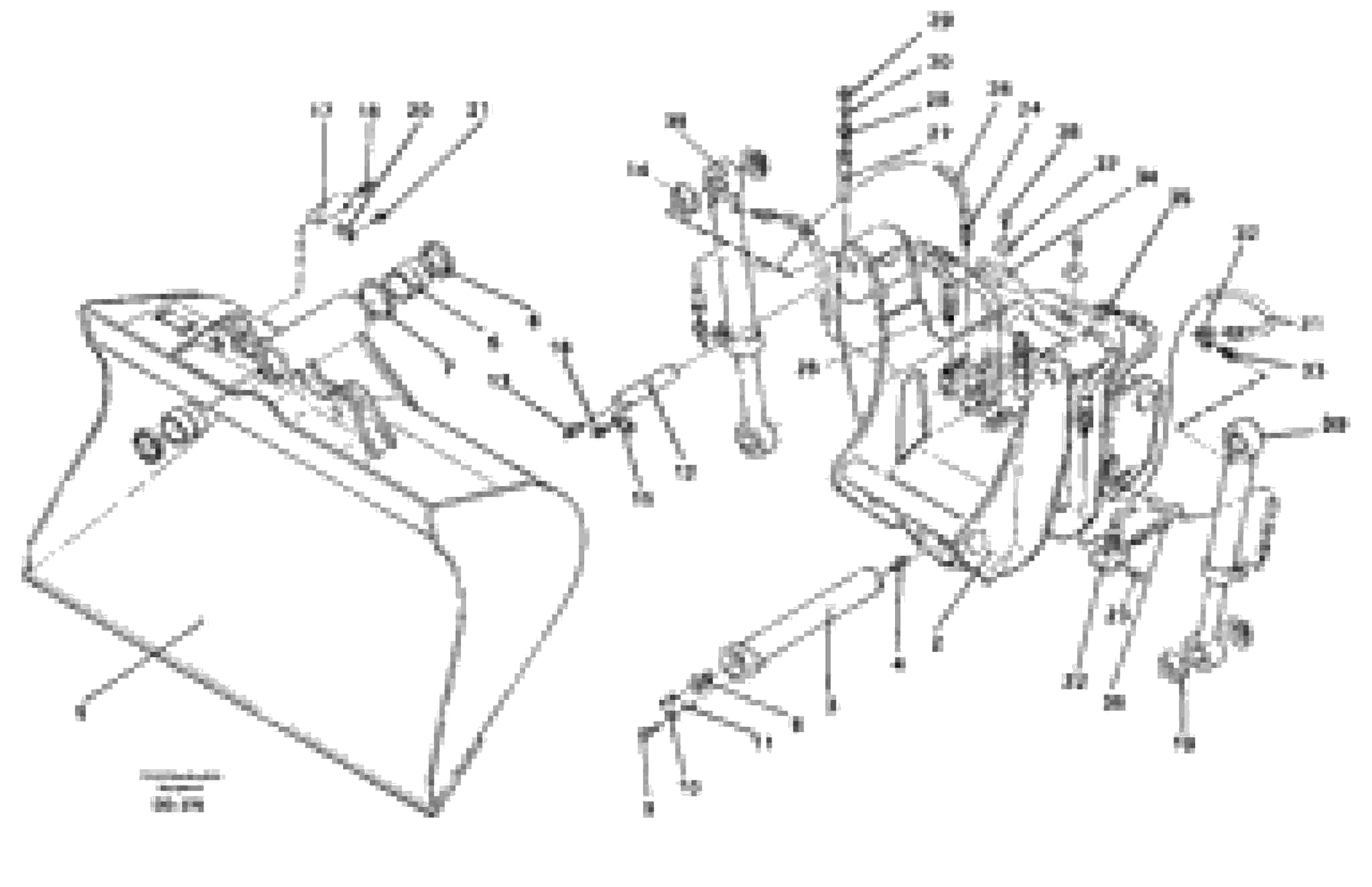 Схема запчастей Volvo EC300 - 34182 Articulated slope bucket ATTACHMENTS ATTACHMENTS BUCKETS