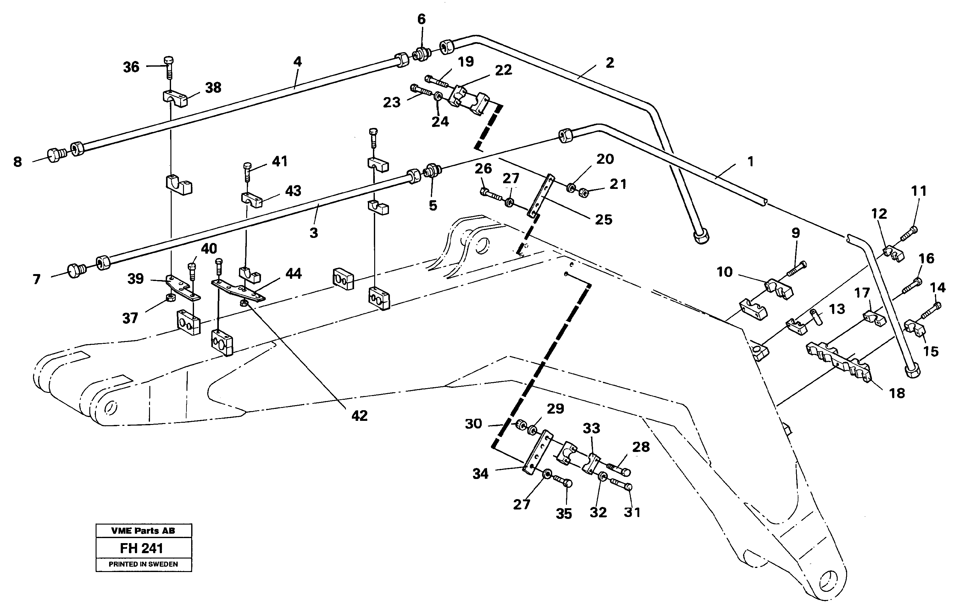 Схема запчастей Volvo EC300 - 1656 Hammer/shears Boom equipment EC300 ?KERMAN ?KERMAN EC300