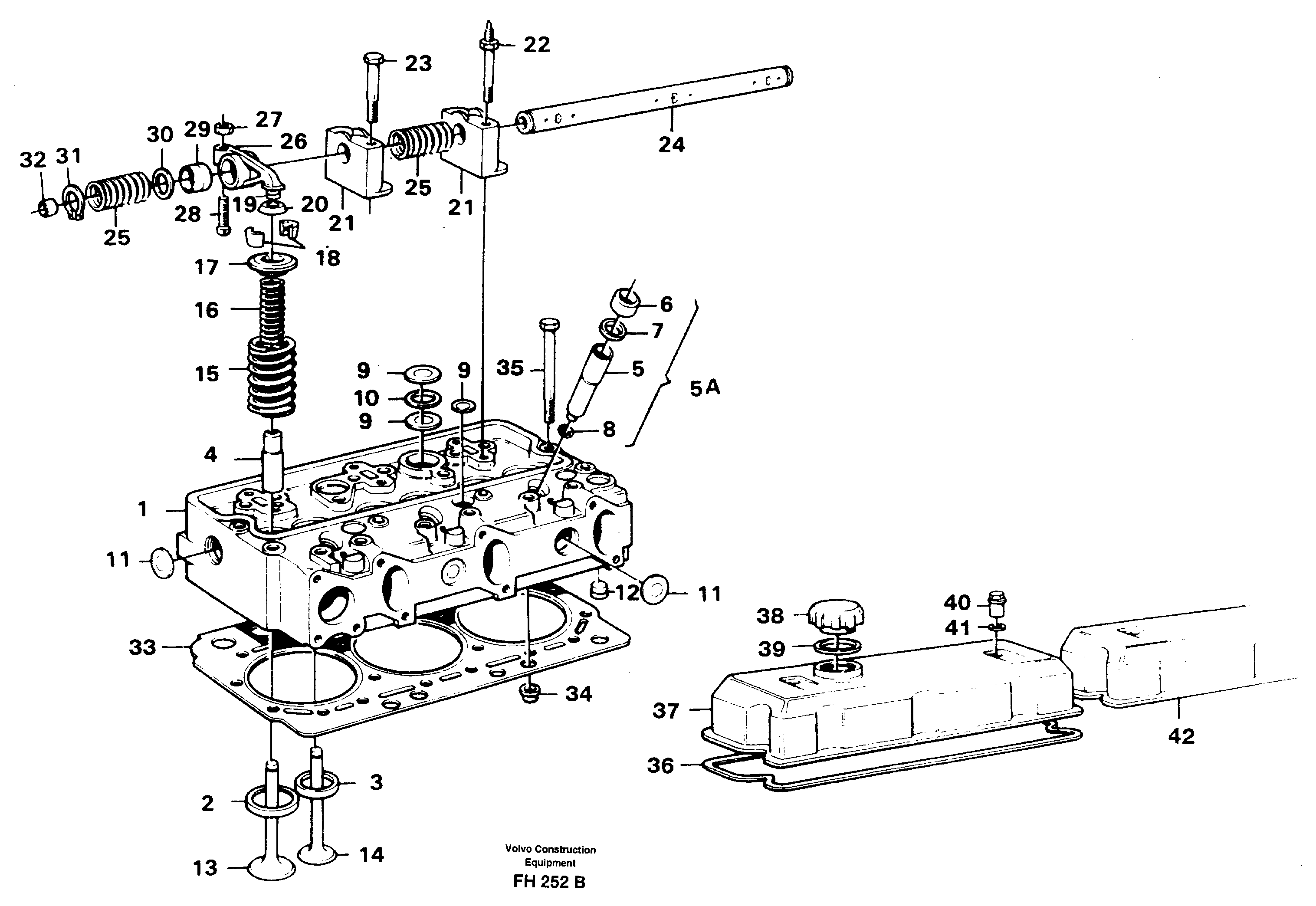 Схема запчастей Volvo EC300 - 29326 Головка блока цилиндров EC300 ?KERMAN ?KERMAN EC300