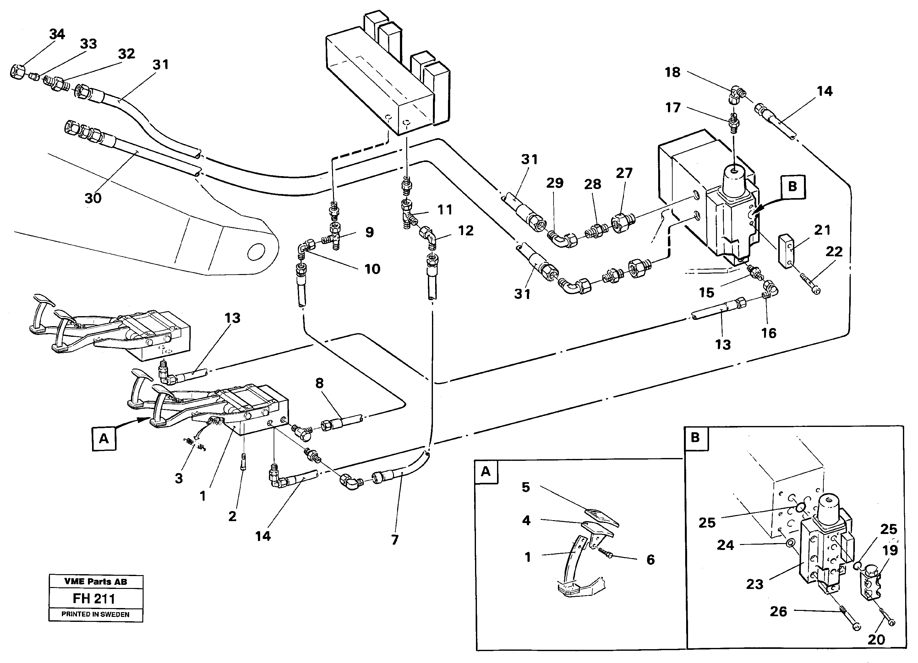 Схема запчастей Volvo EC300 - 40843 Slope/grab Equipment, Base maskin EC300 ?KERMAN ?KERMAN EC300