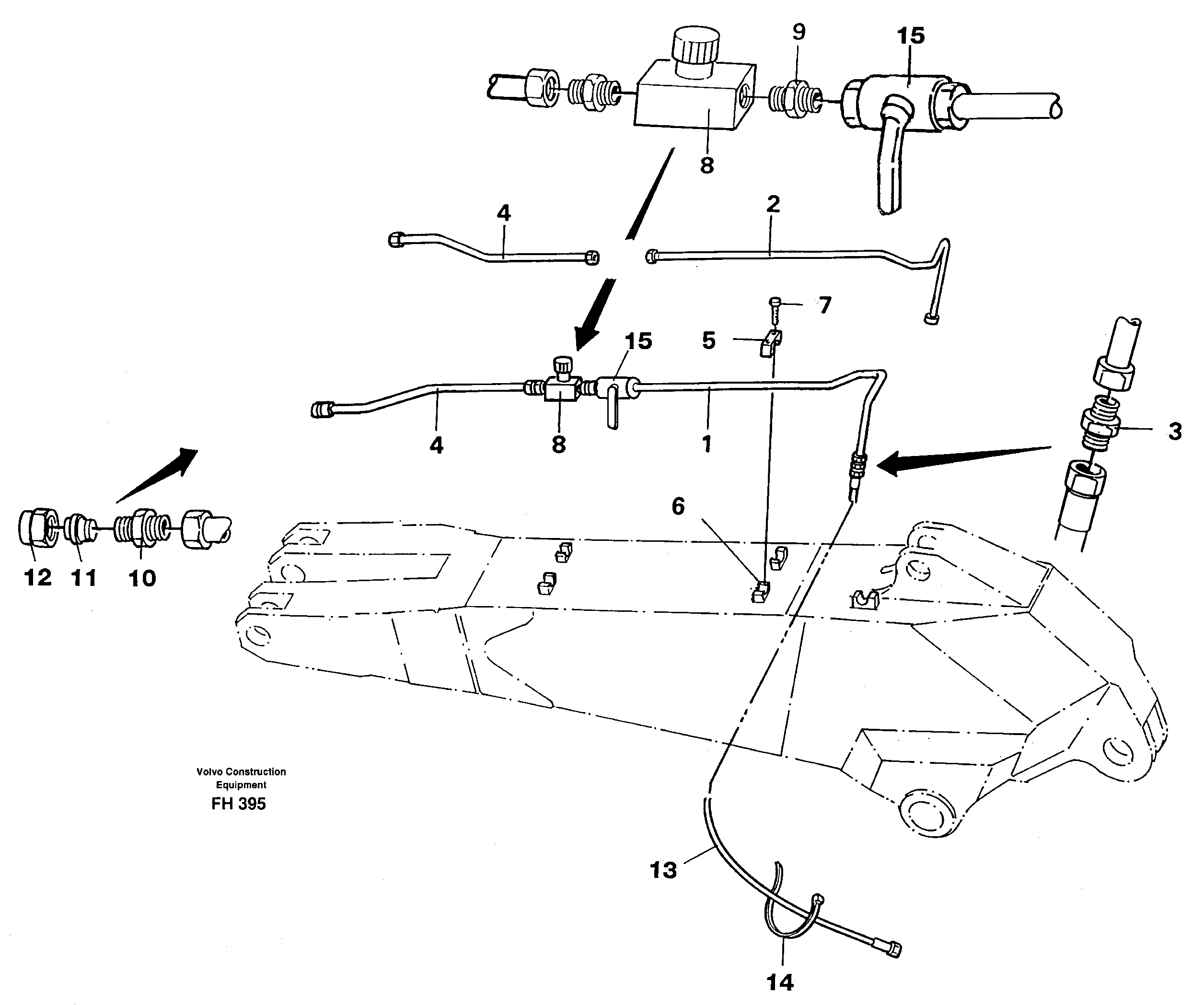 Схема запчастей Volvo EC300 - 40851 Slope Bucket, Equipm. Dipper arm EC300 ?KERMAN ?KERMAN EC300