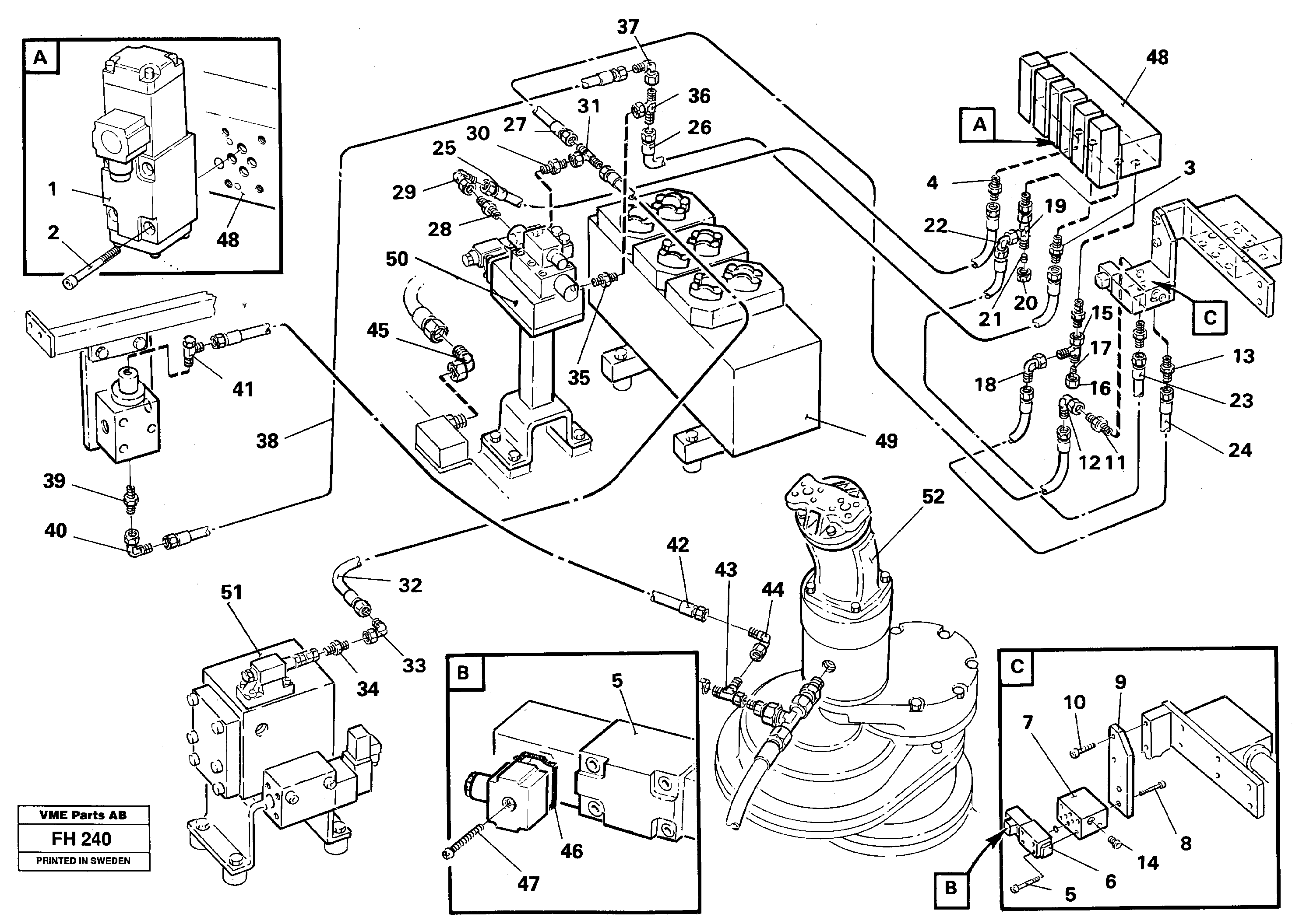 Схема запчастей Volvo EC300 - 40854 Hammer/shears, base maskin EC300 ?KERMAN ?KERMAN EC300