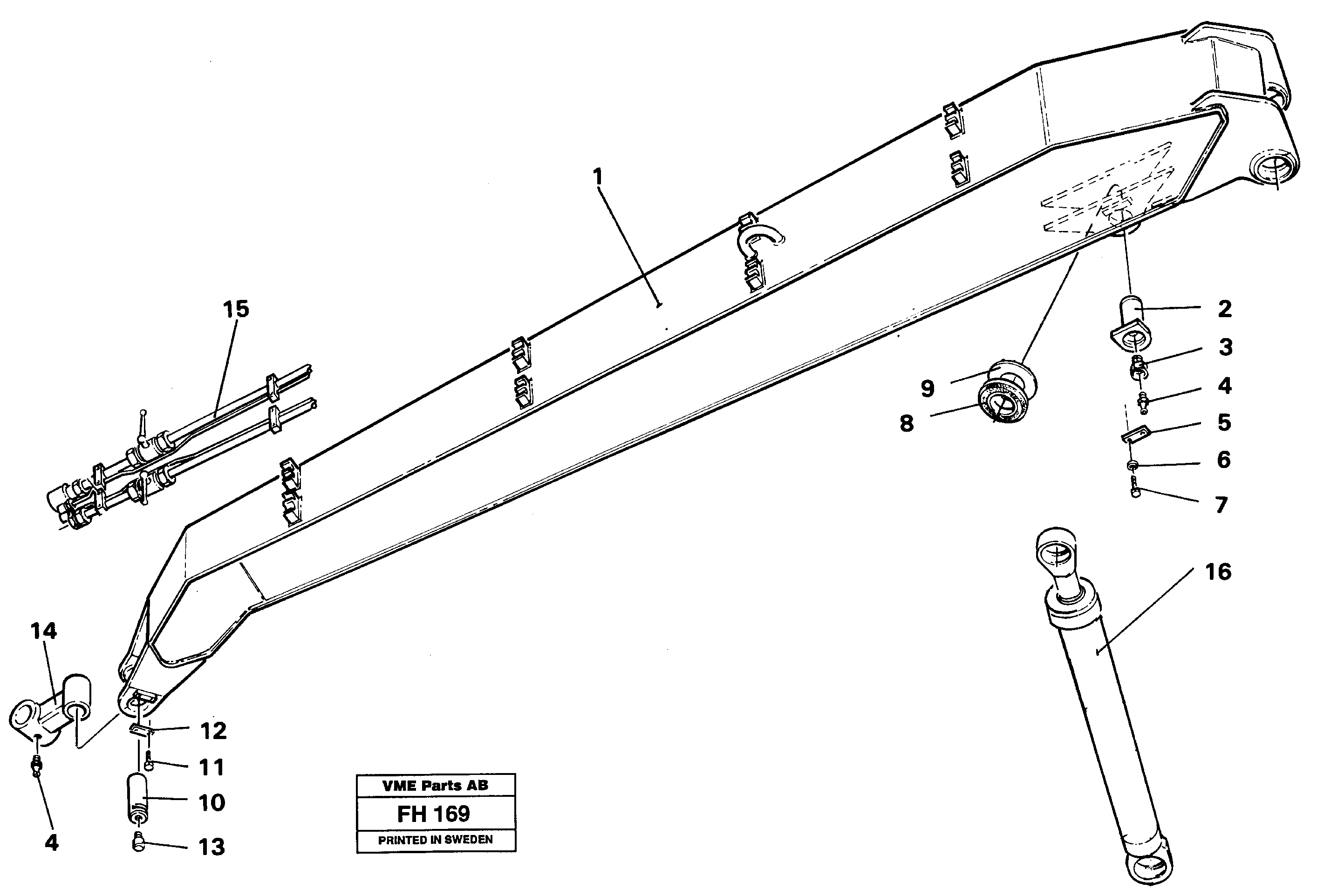 Схема запчастей Volvo EC300 - 1130 Handling dipper EC300 ?KERMAN ?KERMAN EC300