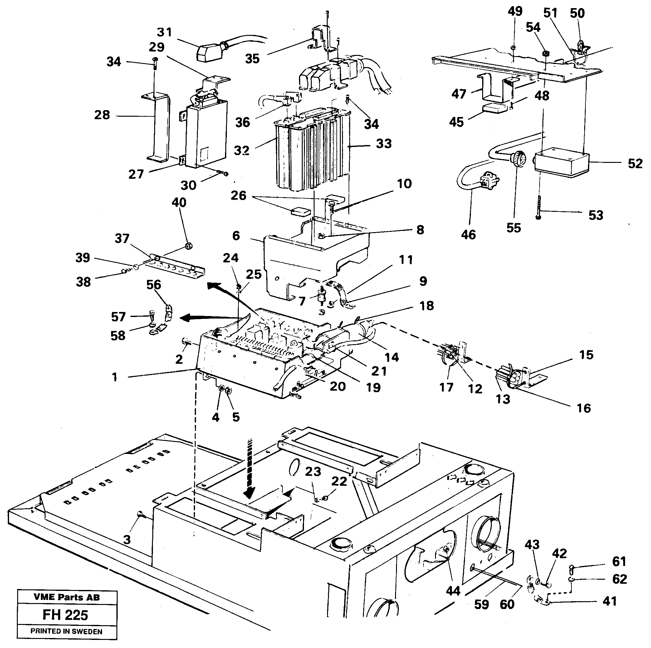 Схема запчастей Volvo EC300 - 31622 Electric installation on drivers seat EC300 ?KERMAN ?KERMAN EC300