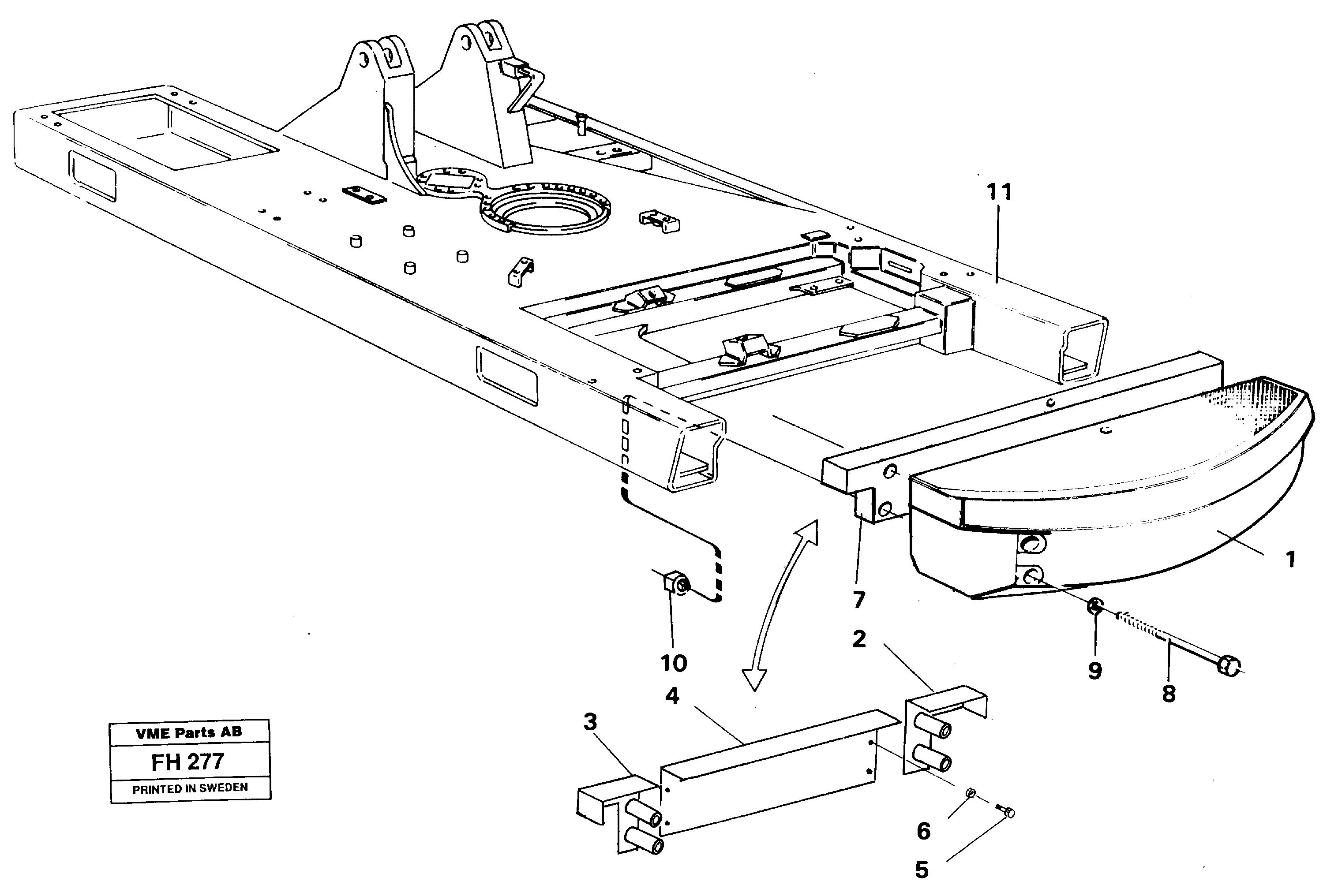 Схема запчастей Volvo EC300 - 33290 Противовесы EC300 ?KERMAN ?KERMAN EC300