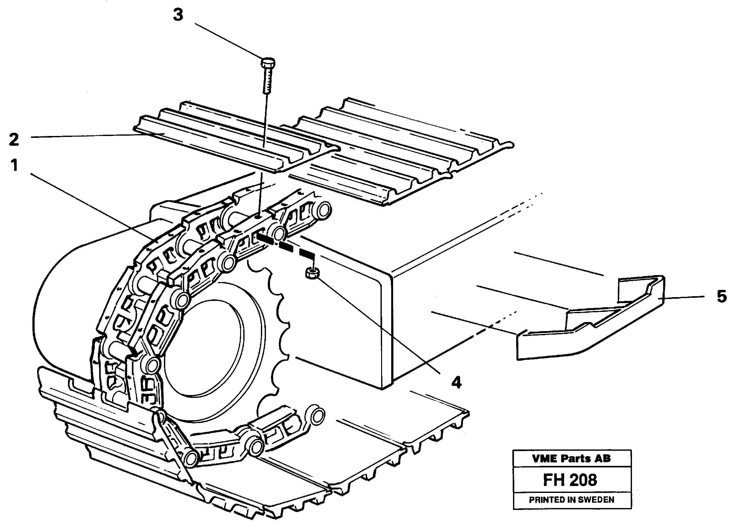 Схема запчастей Volvo EC300 - 30930 Crawler track EC300 ?KERMAN ?KERMAN EC300