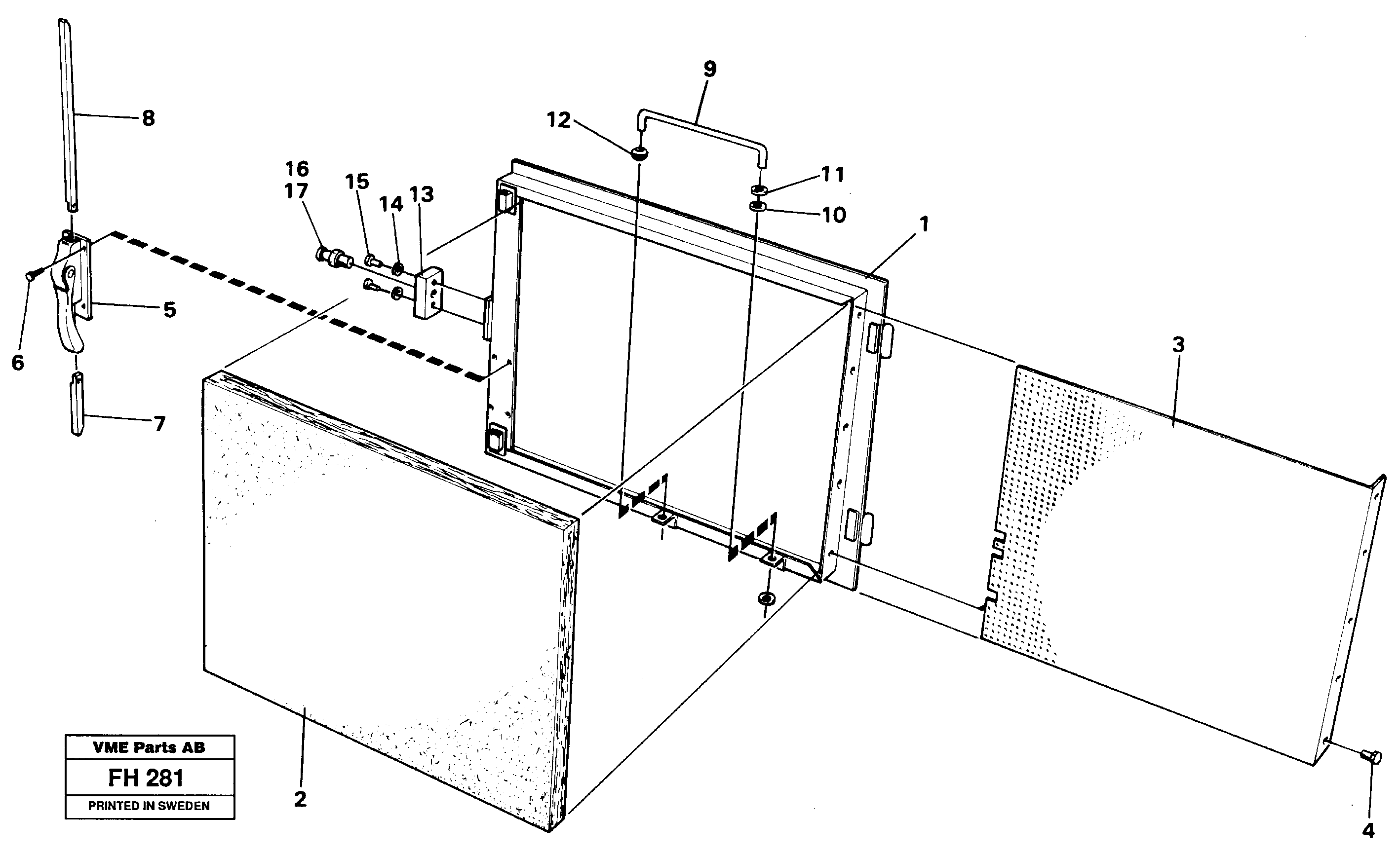 Схема запчастей Volvo EC300 - 32099 Door, rear Lh EC300 ?KERMAN ?KERMAN EC300