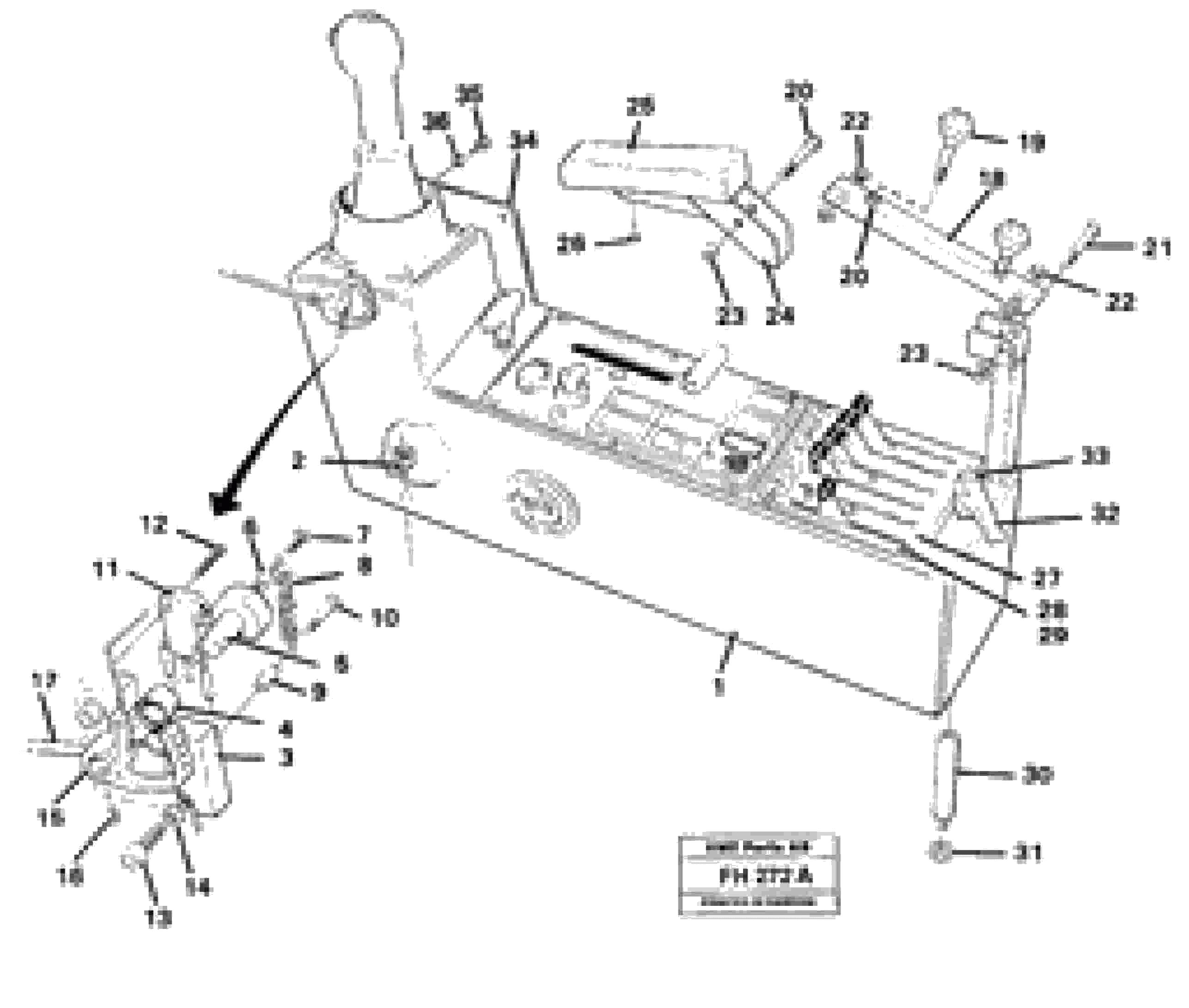 Схема запчастей Volvo EC300 - 32127 Side panel, left EC300 ?KERMAN ?KERMAN EC300