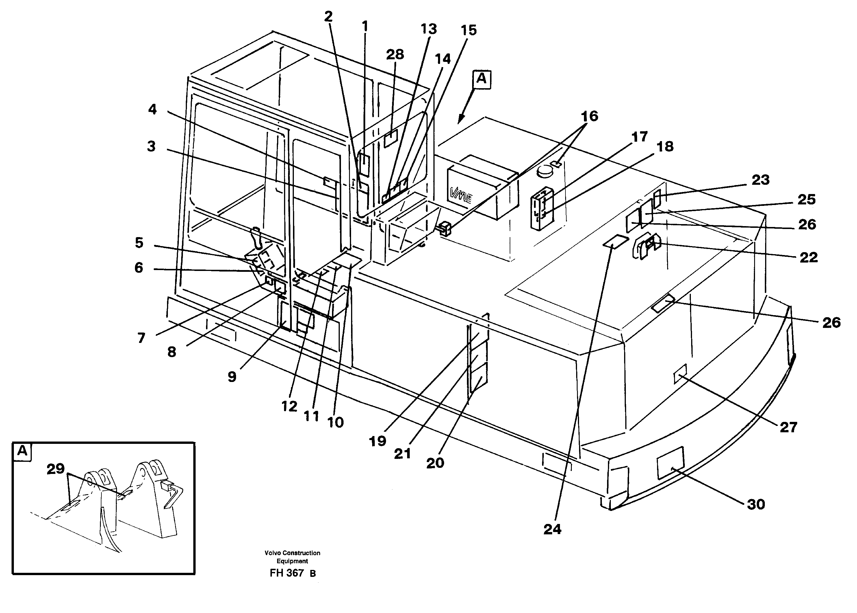 Схема запчастей Volvo EC300 - 9320 Sign plates and decals EC300 ?KERMAN ?KERMAN EC300