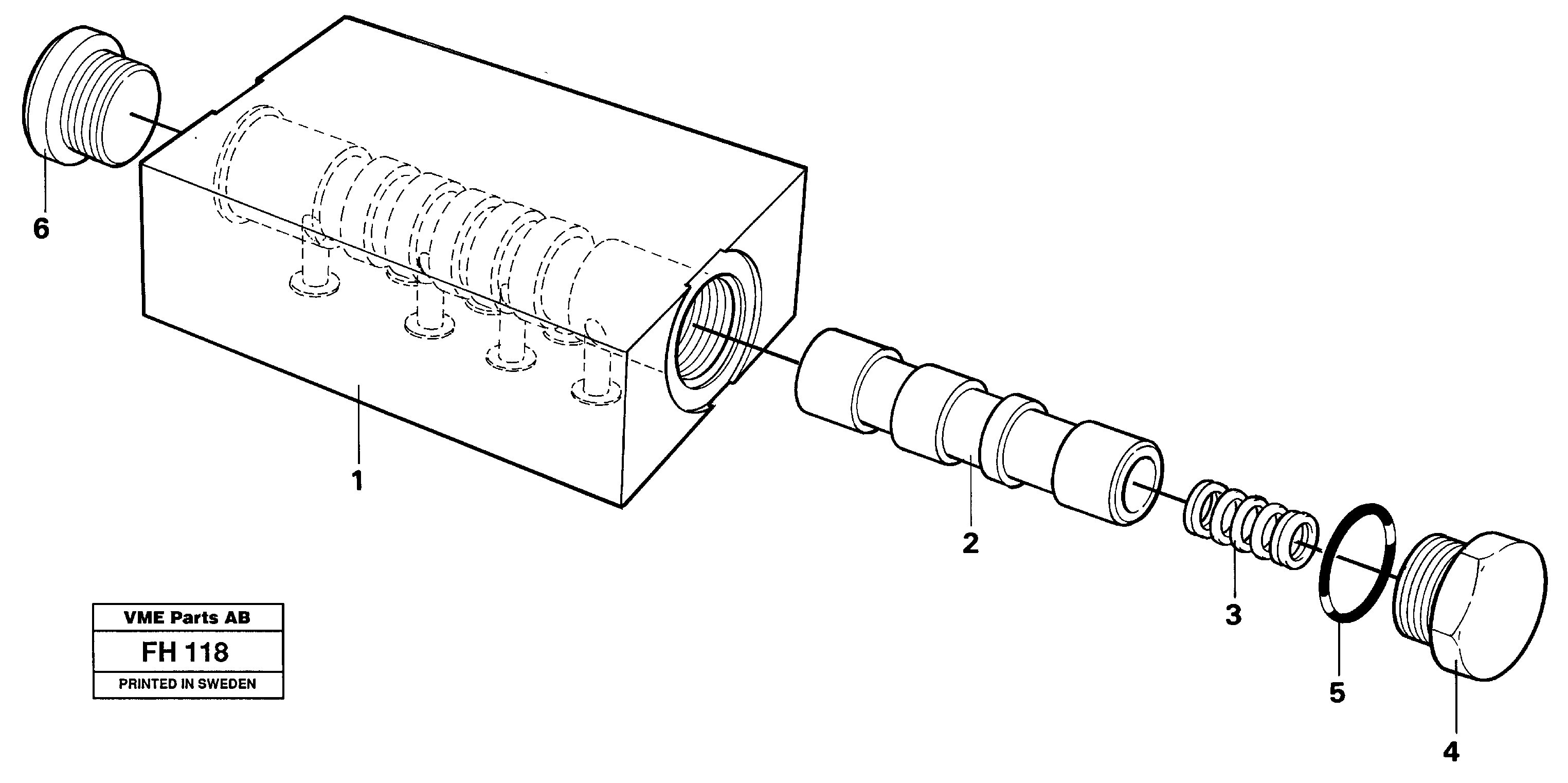 Схема запчастей Volvo EC300 - 14758 High speed valve EC300 ?KERMAN ?KERMAN EC300