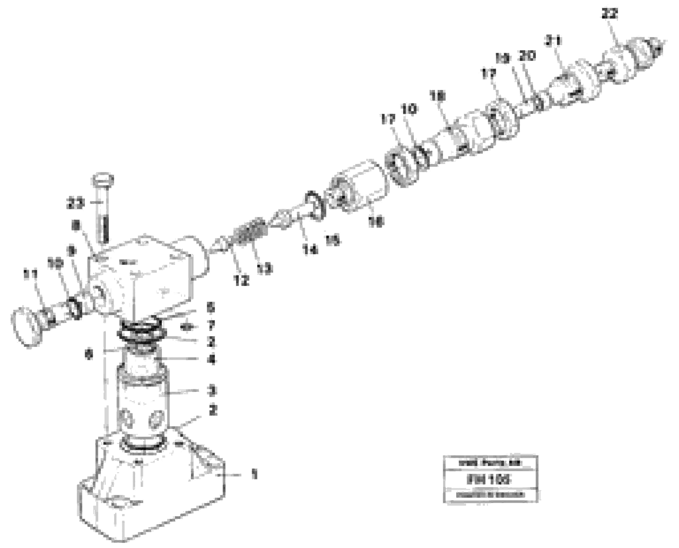 Схема запчастей Volvo EC300 - 39814 Pressure limiting valve EC300 ?KERMAN ?KERMAN EC300
