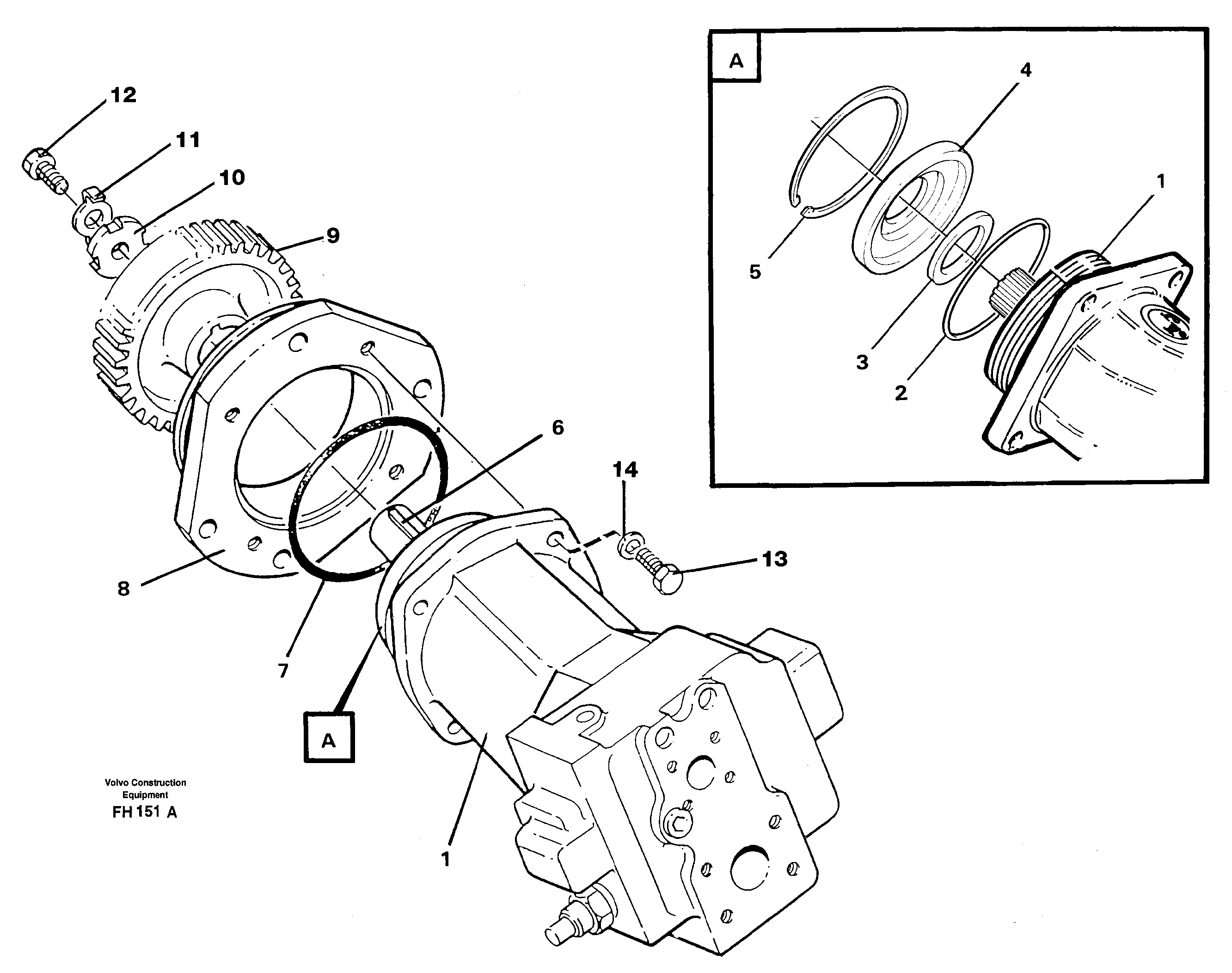 Схема запчастей Volvo EC300 - 36816 Гидронасос (основной насос) EC300 ?KERMAN ?KERMAN EC300