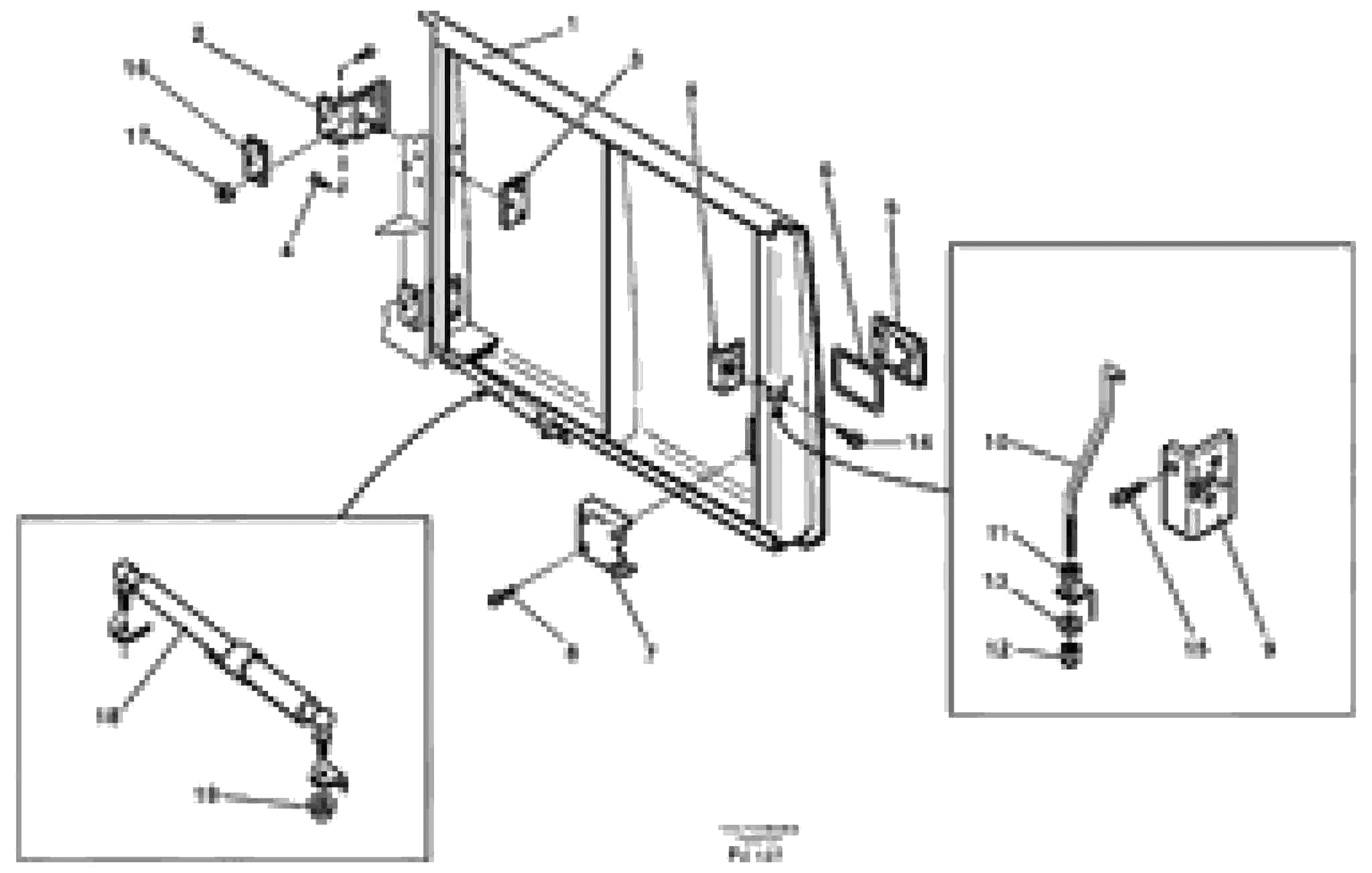 Схема запчастей Volvo EC390 - 82034 Door, front Lh EC390 SER NO 1001-