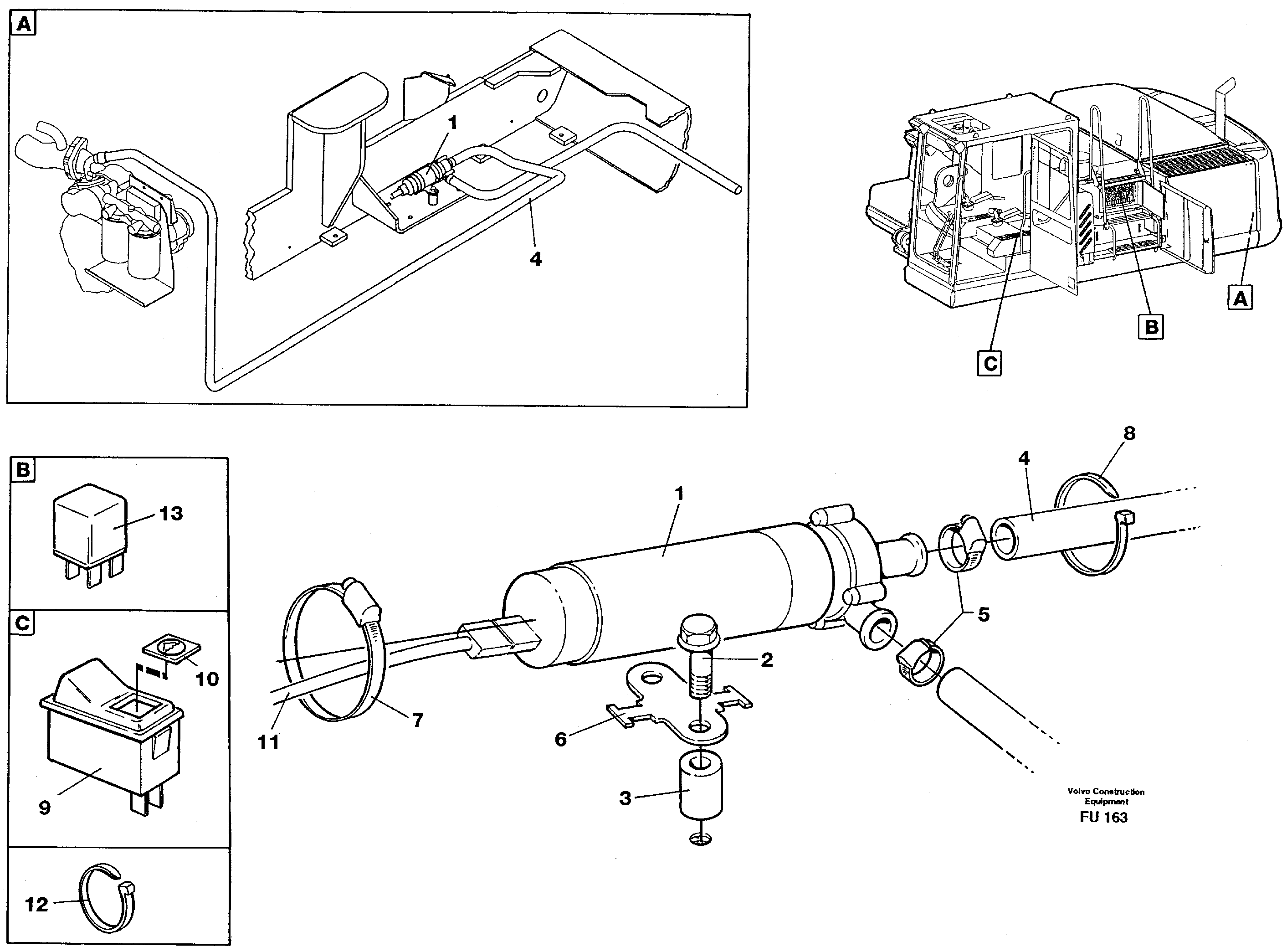 Схема запчастей Volvo EC390 - 84245 Cirkulation pump EC390 SER NO 1001-
