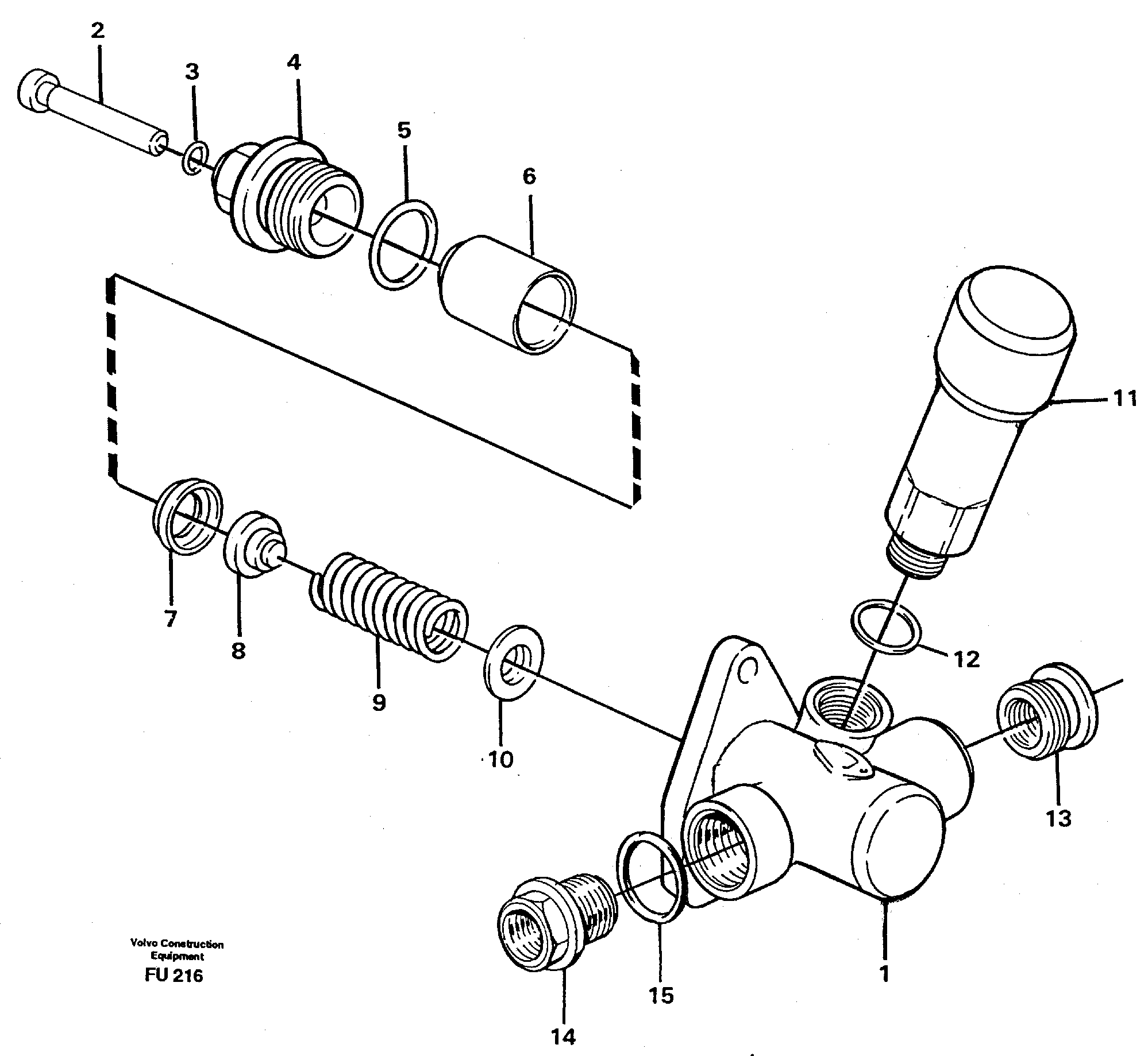 Схема запчастей Volvo EC390 - 100655 Feed pump EC390 SER NO 1001-
