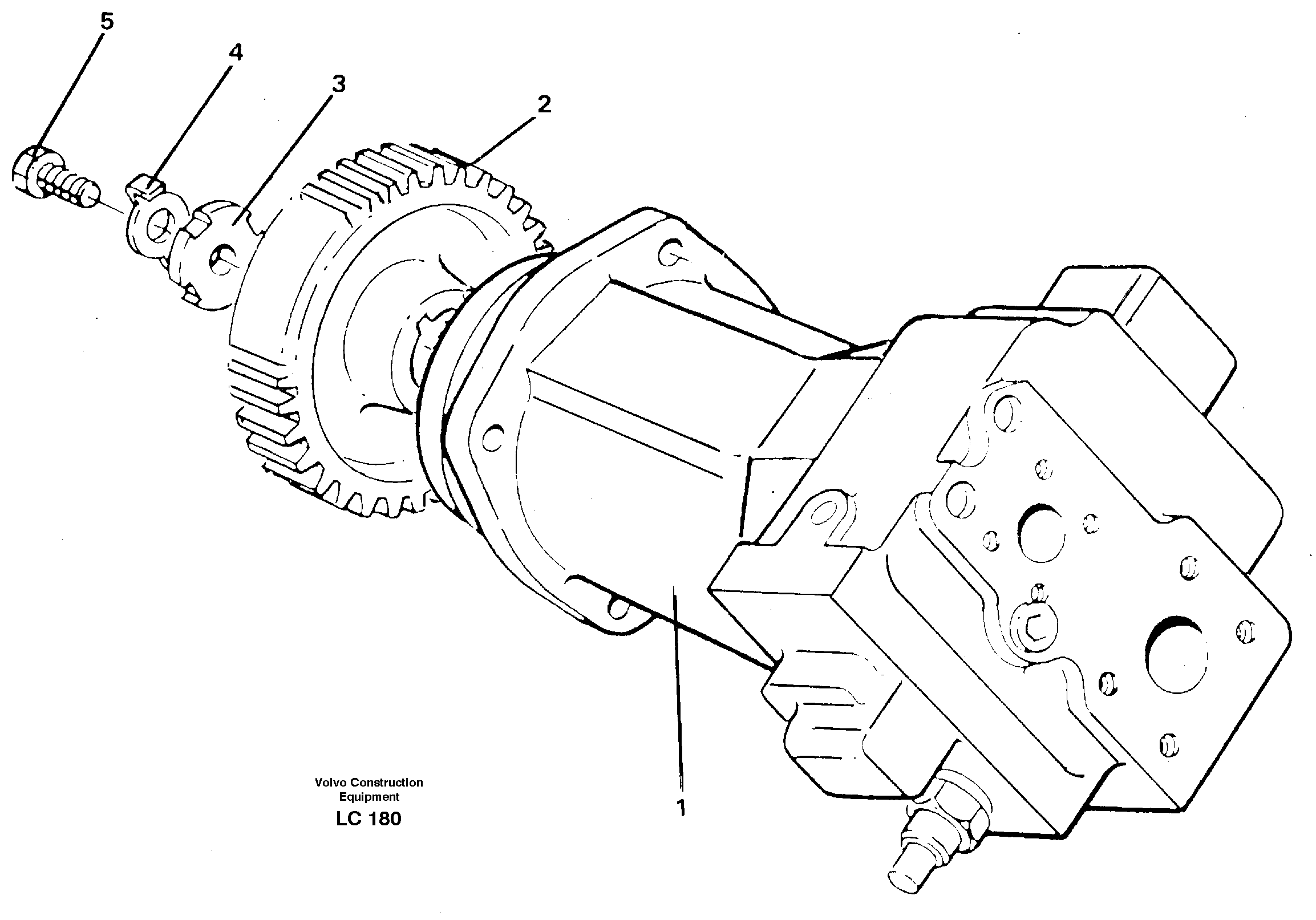Схема запчастей Volvo EC650 - 32980 Hydraulic pumps EC650 SER NO 539-618