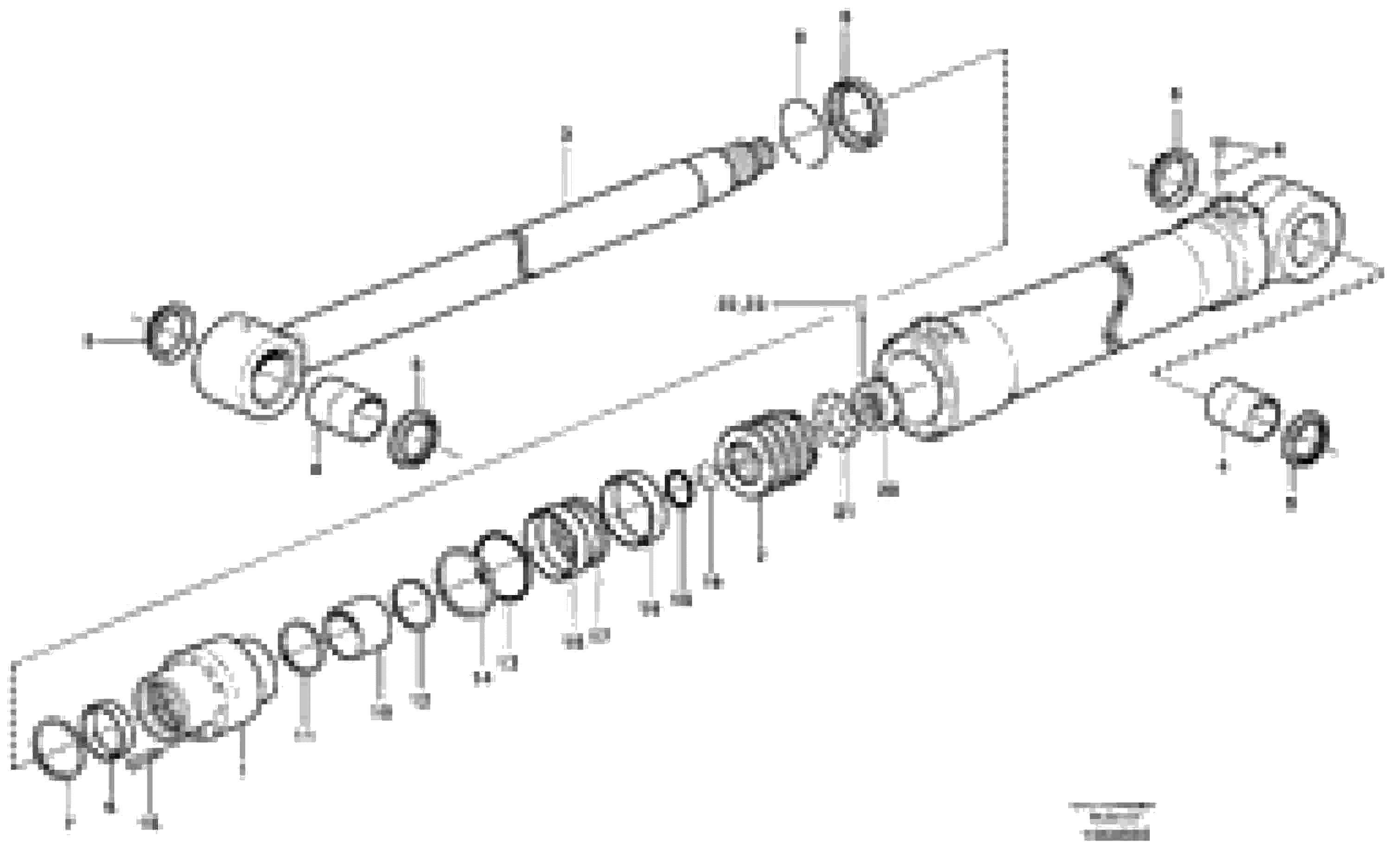 Схема запчастей Volvo EW160B - 41926 Цилиндр подъема (наклона) кузова EW160B