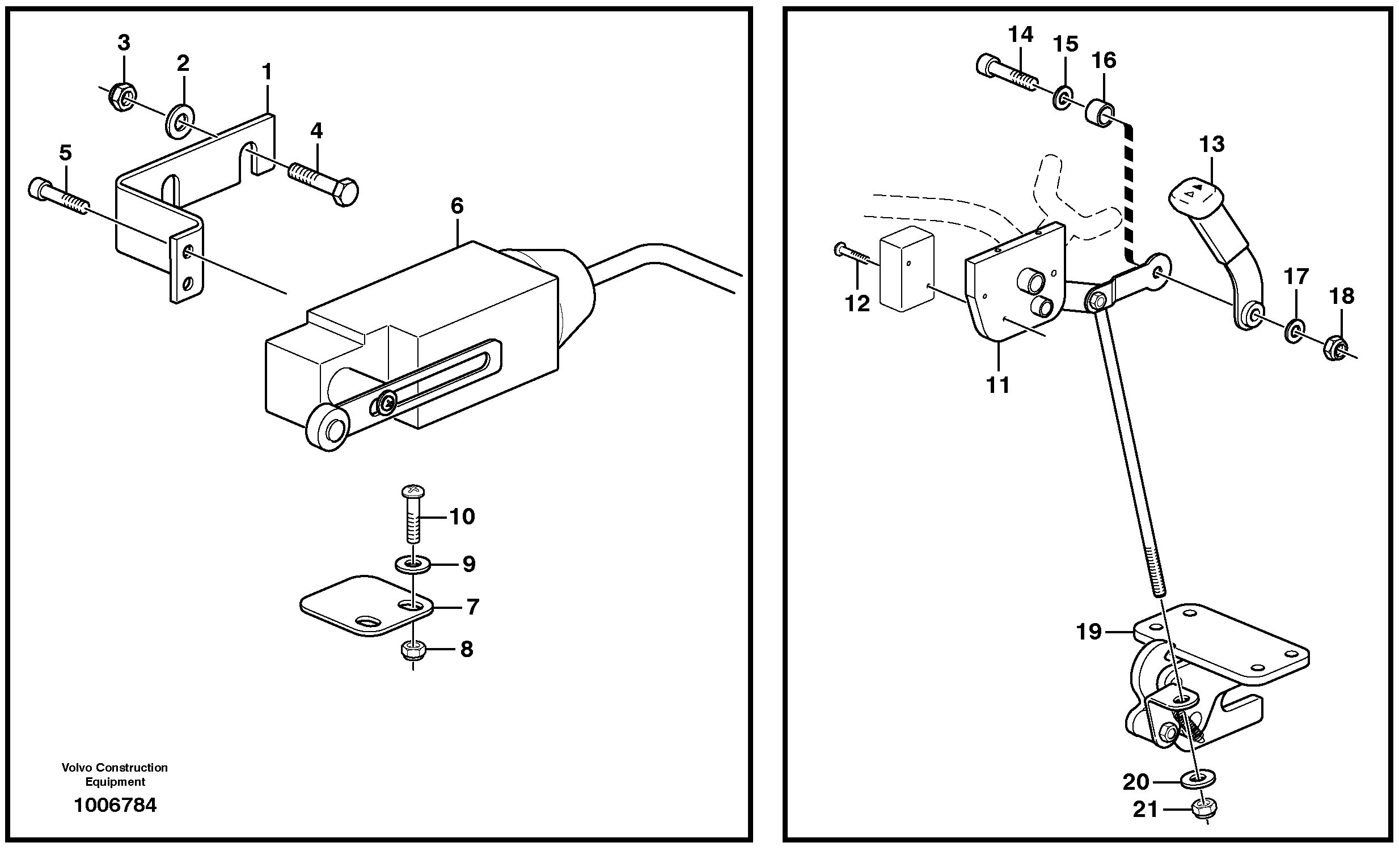 Схема запчастей Volvo EW180B - 4841 Instrument panel, control panel EW180B