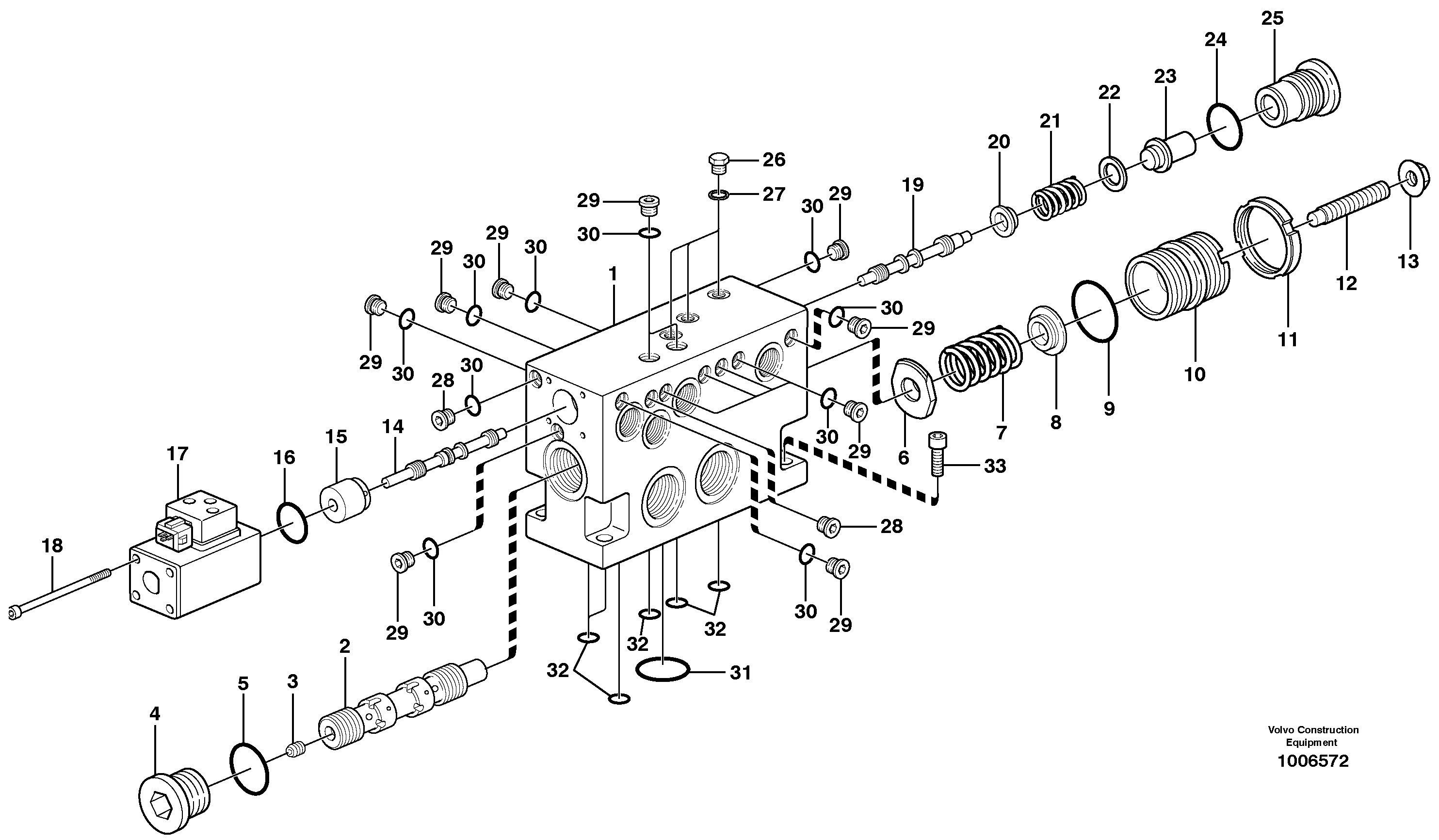 Схема запчастей Volvo EW180B - 4866 Клапан EW180B