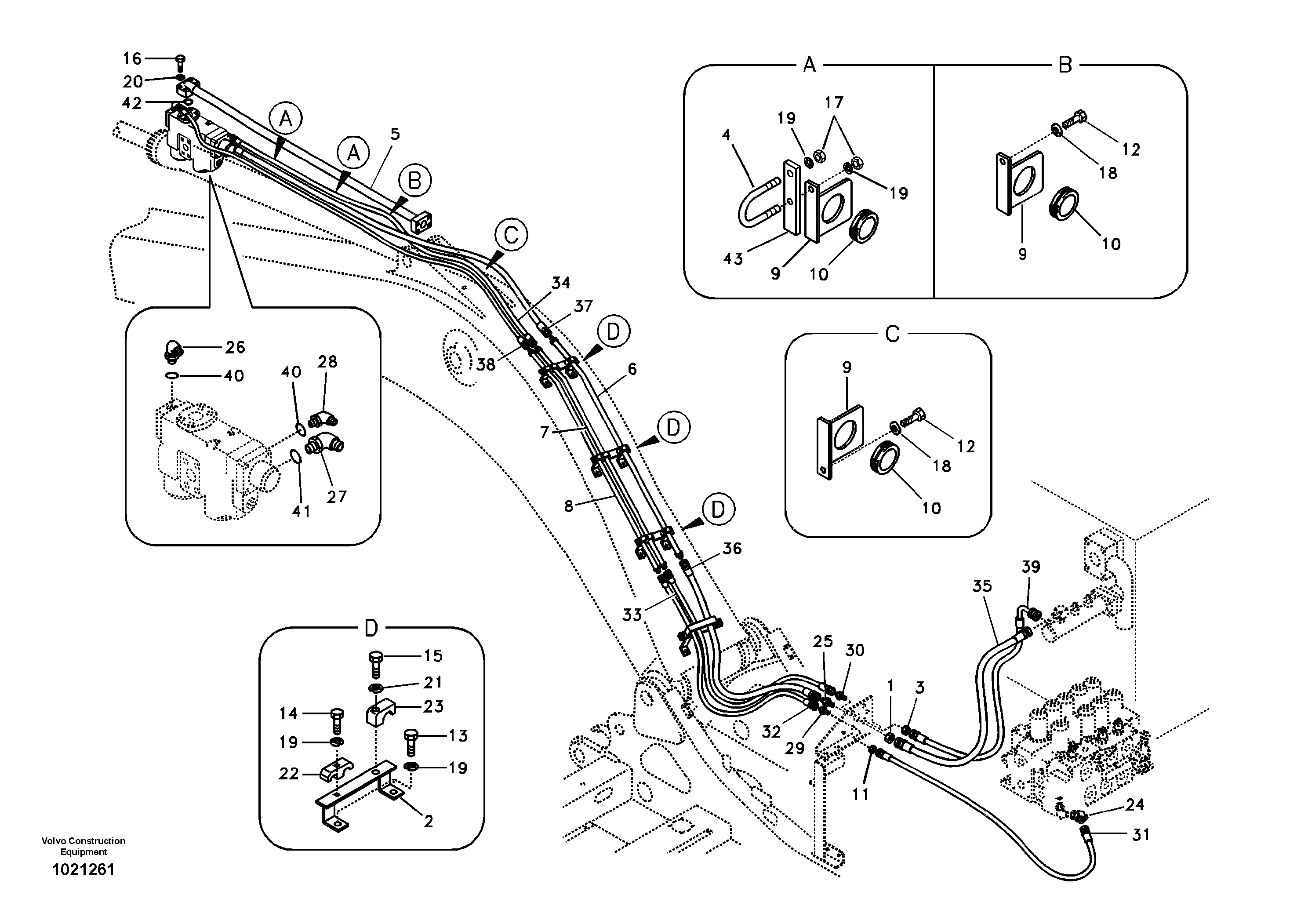 Схема запчастей Volvo EC330B - 21469 Working hydraulic, dipper arm rupture EC330B SER NO INT 10713- EU&NA 80001-
