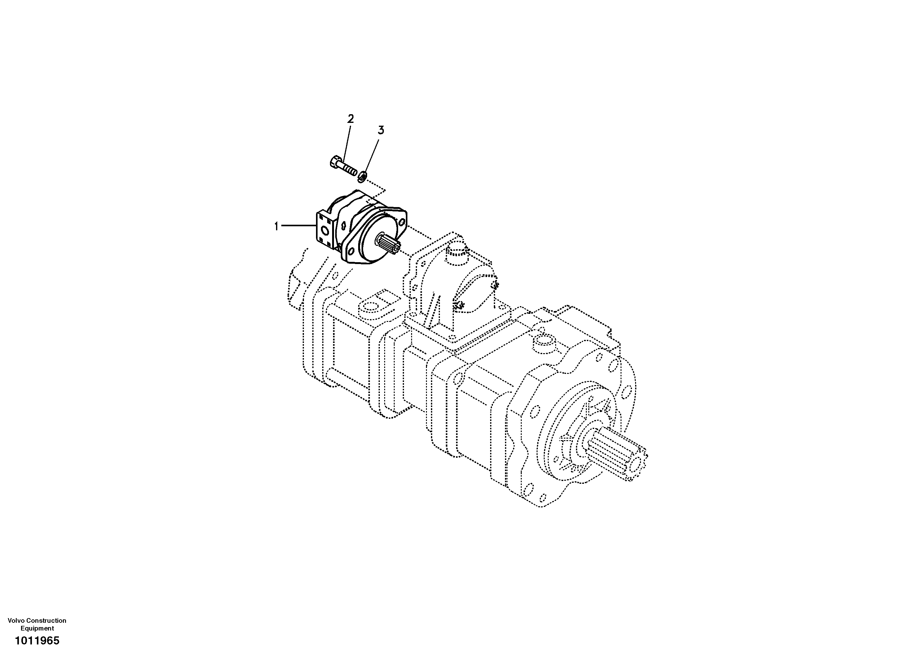 Схема запчастей Volvo EC330B - 34509 Гидравлика, установка насоса масляного охлаждения EC330B