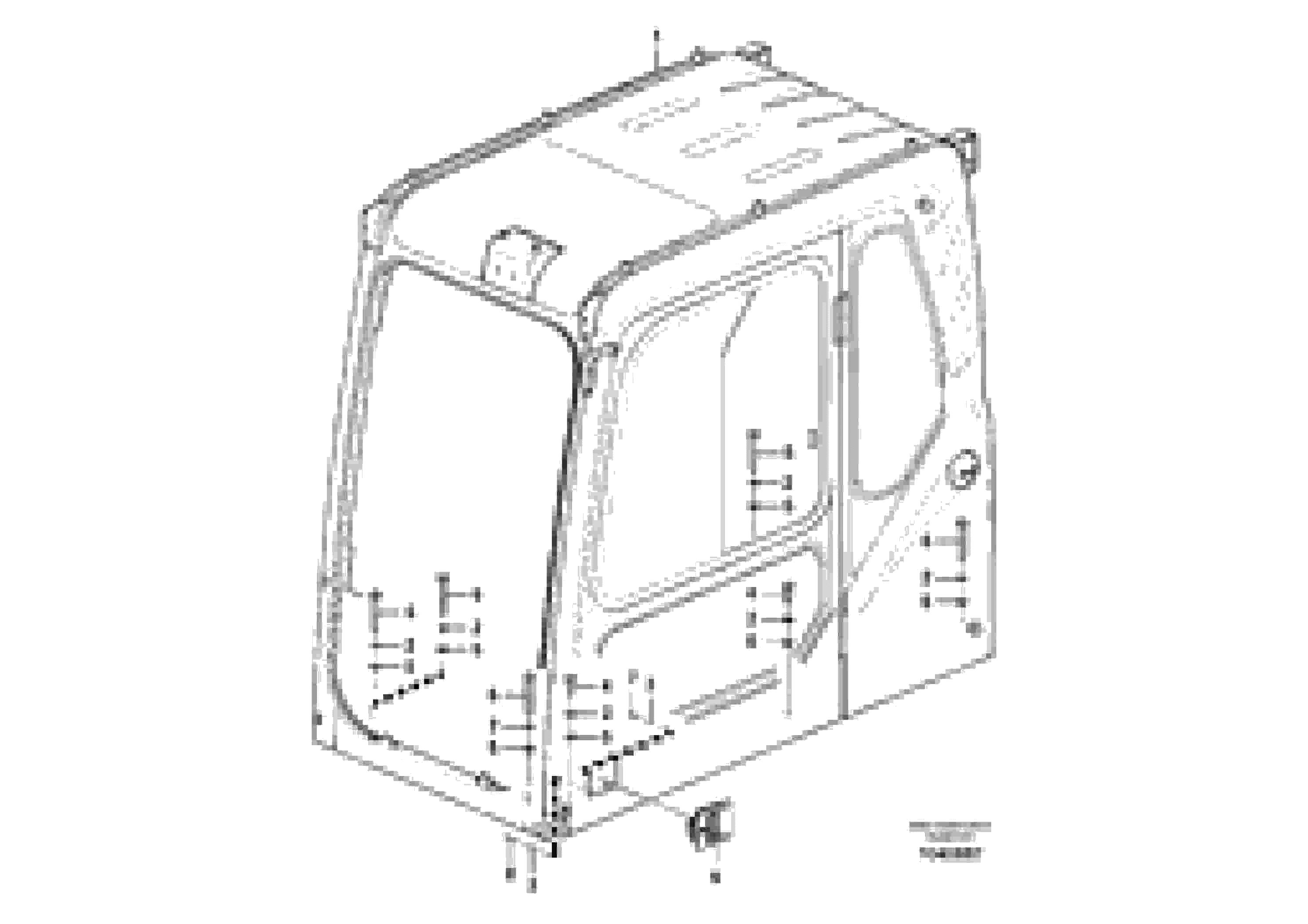Схема запчастей Volvo EC330B - 61663 Cab mount EC330B PRIME S/N 15001-