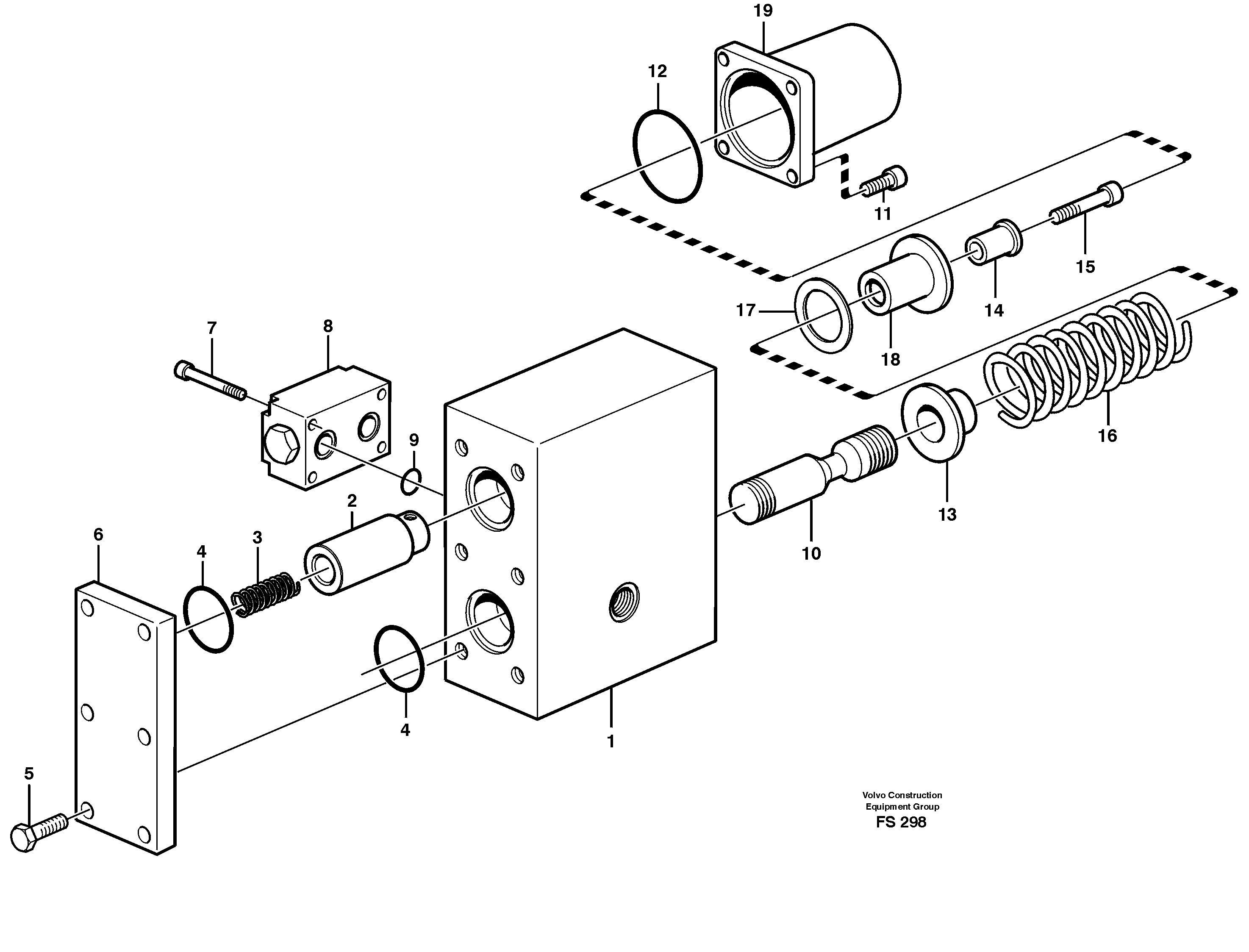 Схема запчастей Volvo EC420 - 99717 Overcenter valve EC420 ?KERMAN ?KERMAN EC420 SER NO - 1550