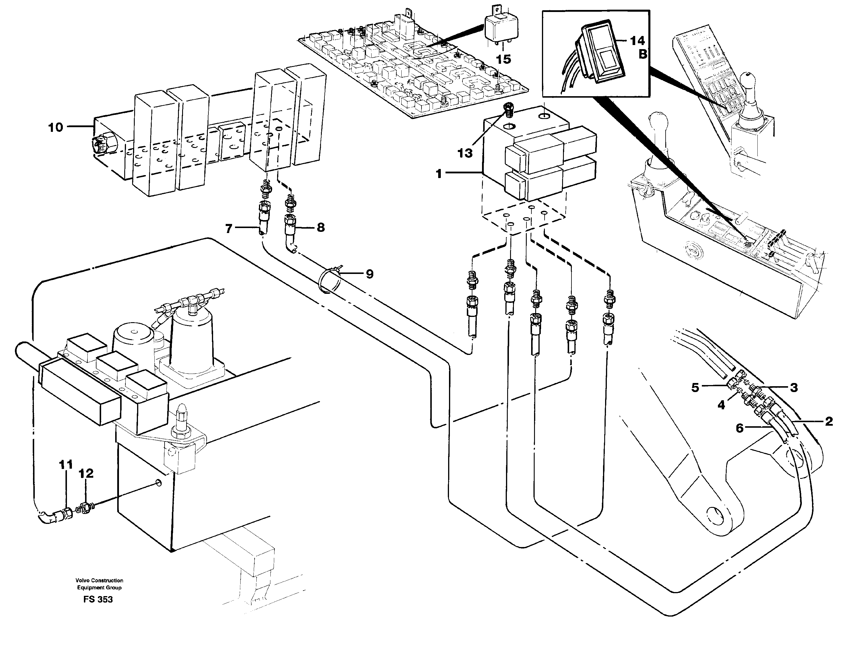 Схема запчастей Volvo EC420 - 105667 Hydraulic quickfit equipment EC420 ?KERMAN ?KERMAN EC420 SER NO - 1550