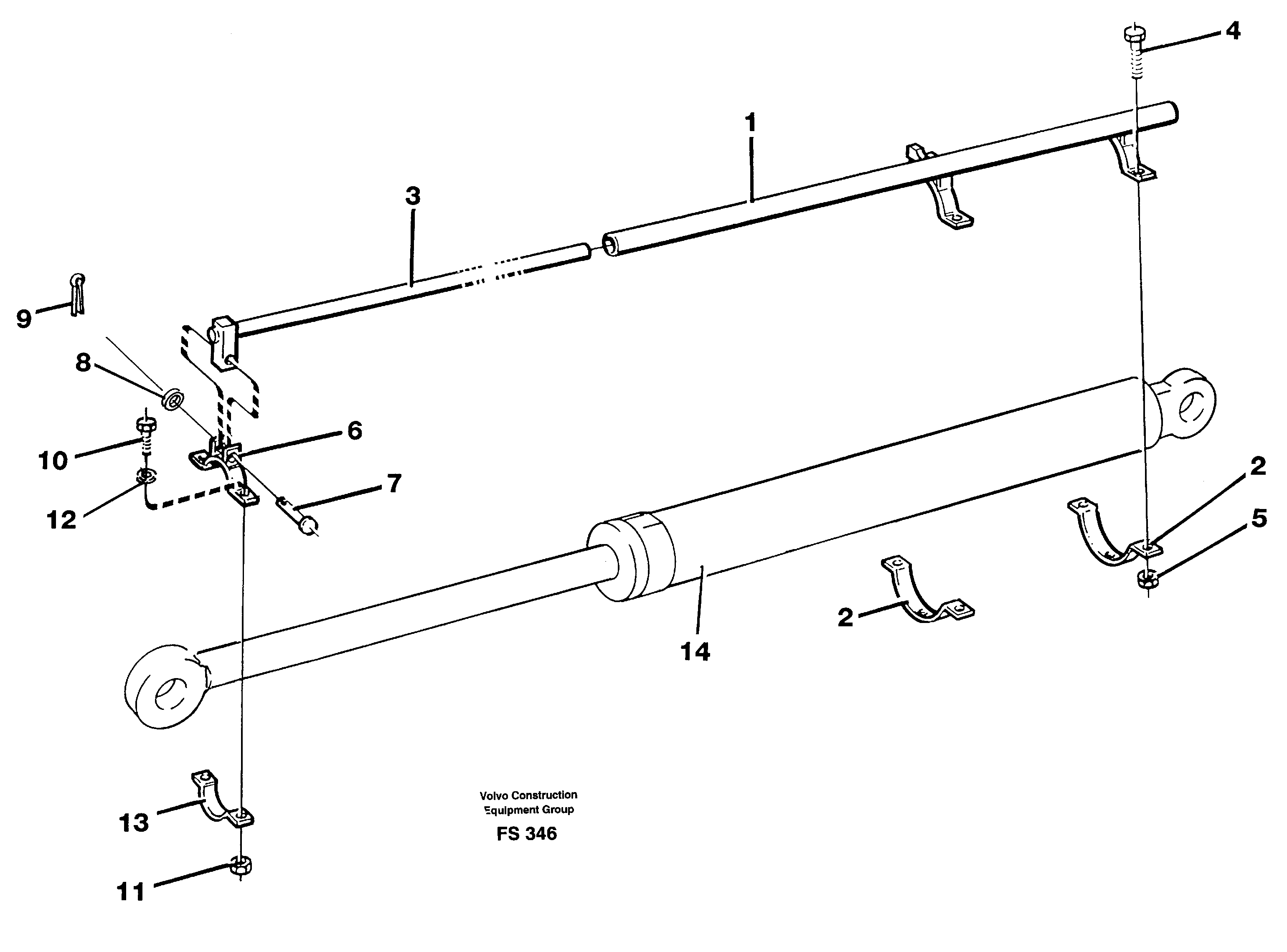 Схема запчастей Volvo EC420 - 48731 Spark guard for dipper cylinder EC420 ?KERMAN ?KERMAN EC420 SER NO - 1550