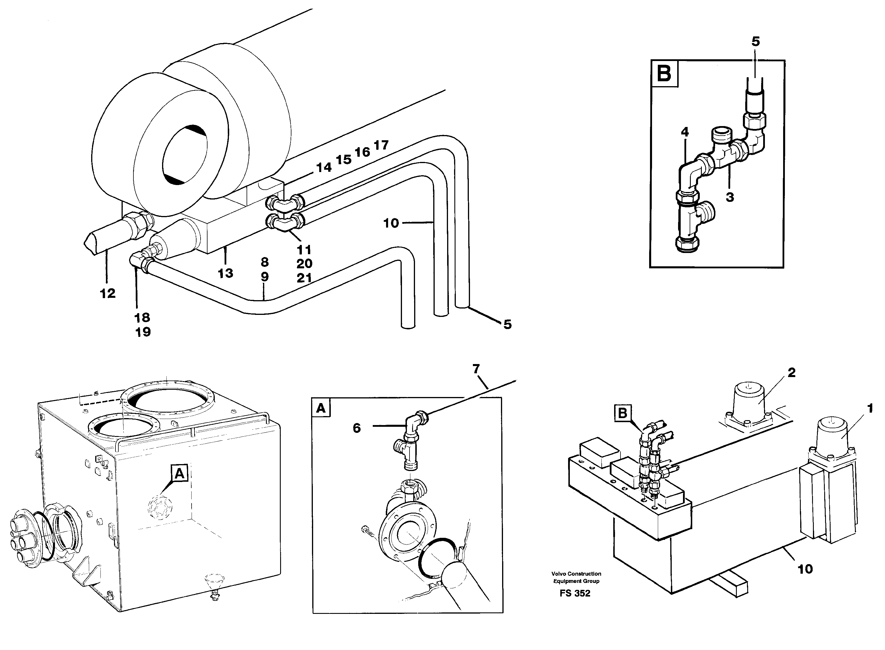 Схема запчастей Volvo EC420 - 48747 Hose rupture valve equip.handling equip. boom 8.0 (dipp.cyl.pist.rode side) EC420 ?KERMAN ?KERMAN EC420 SER NO - 1550