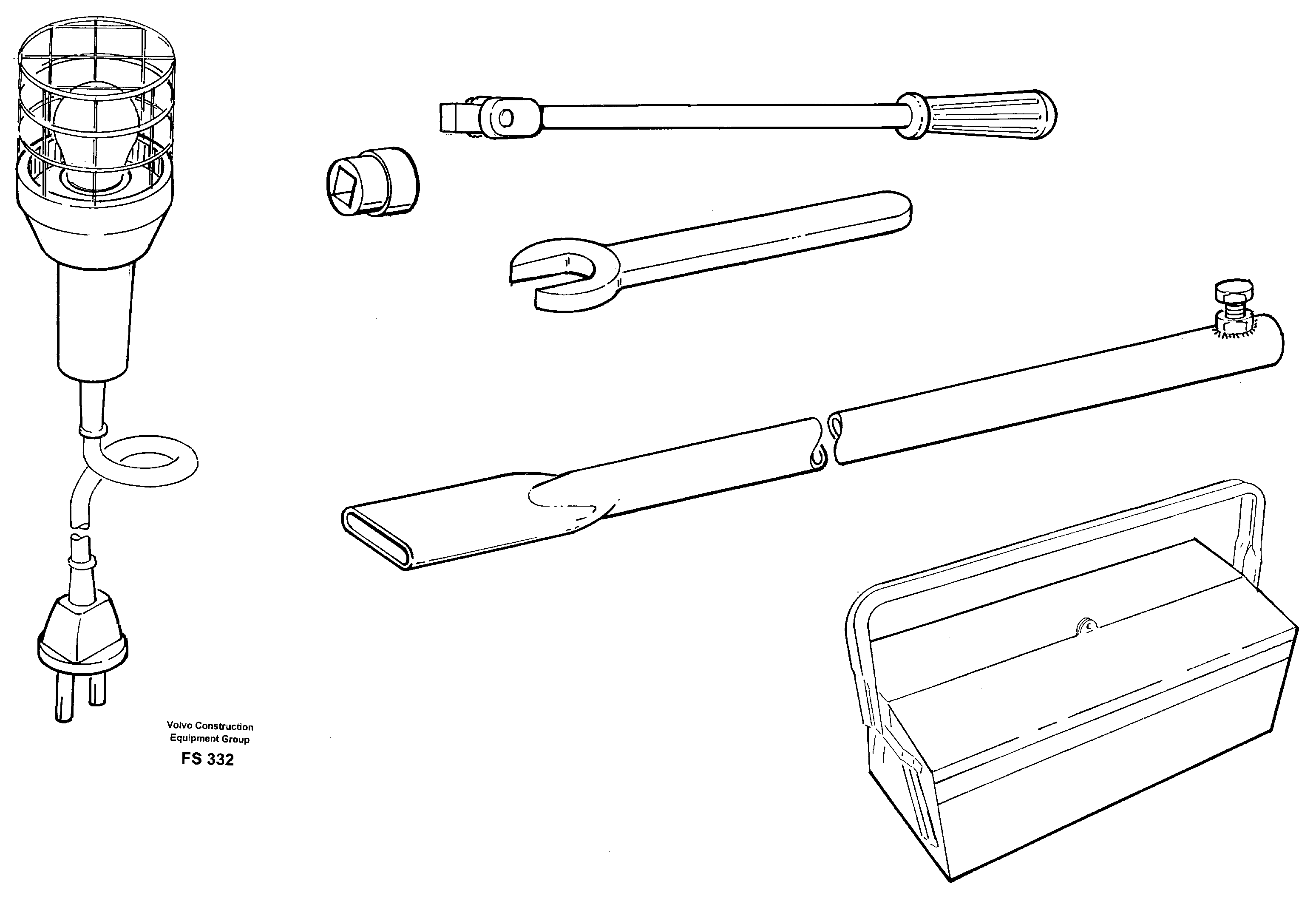 Схема запчастей Volvo EC420 - 49925 Tool kit Tools for daily service EC420 ?KERMAN ?KERMAN EC420 SER NO - 1550