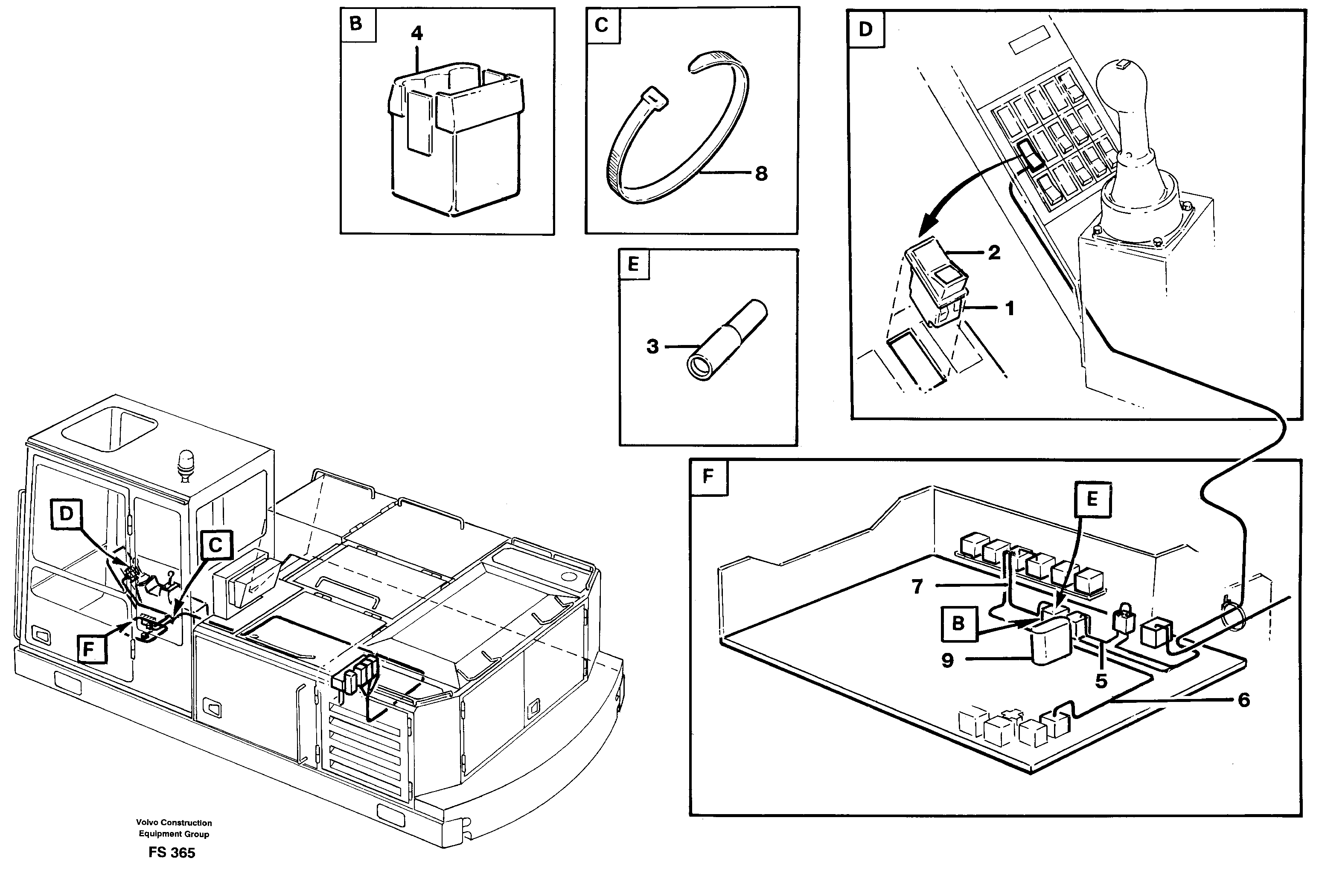 Схема запчастей Volvo EC420 - 51168 Electric installation for hydraulic hammer EC420 ?KERMAN ?KERMAN EC420 SER NO - 1550
