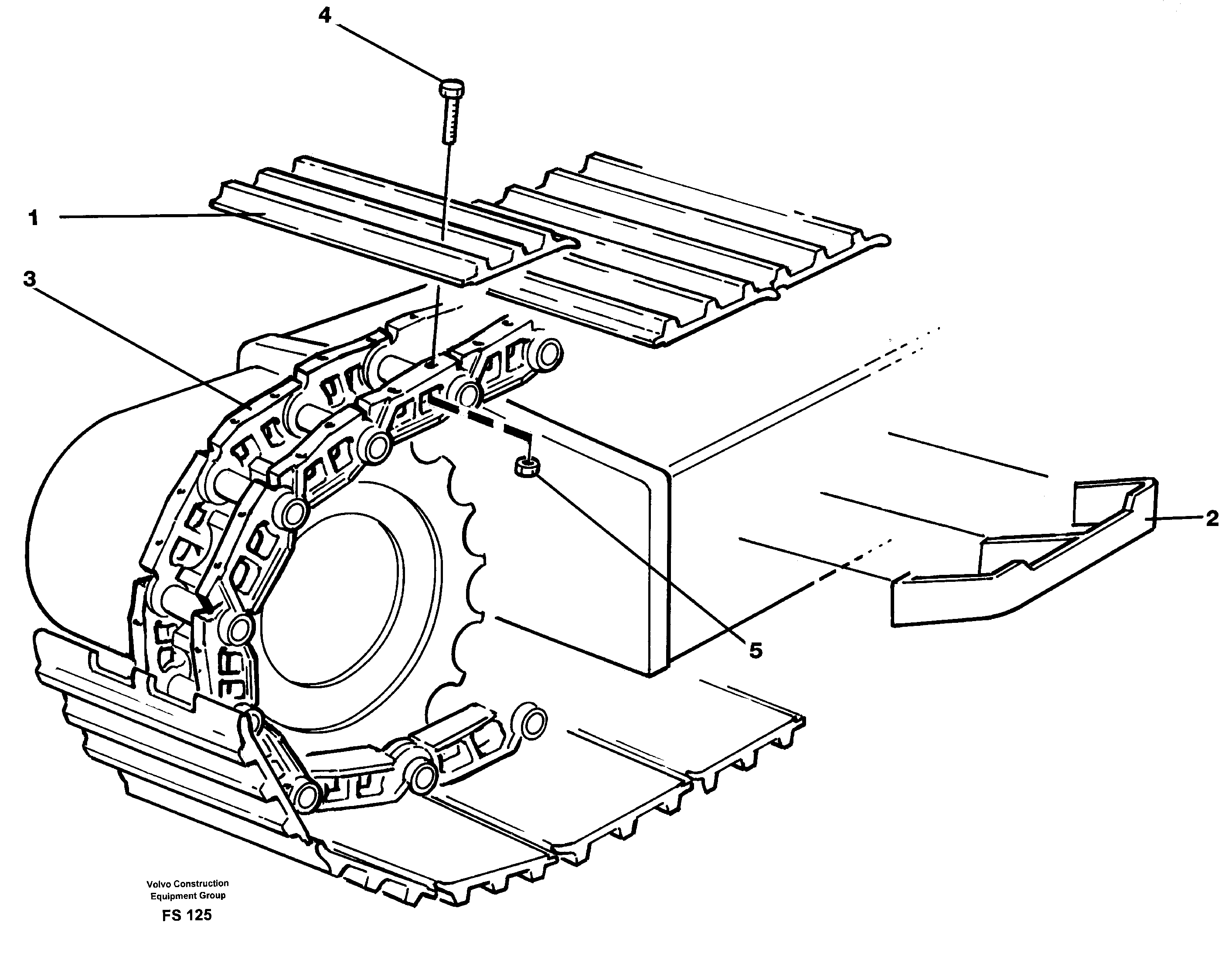 Схема запчастей Volvo EC420 - 49579 Crawlers EC420 ?KERMAN ?KERMAN EC420 SER NO - 1550