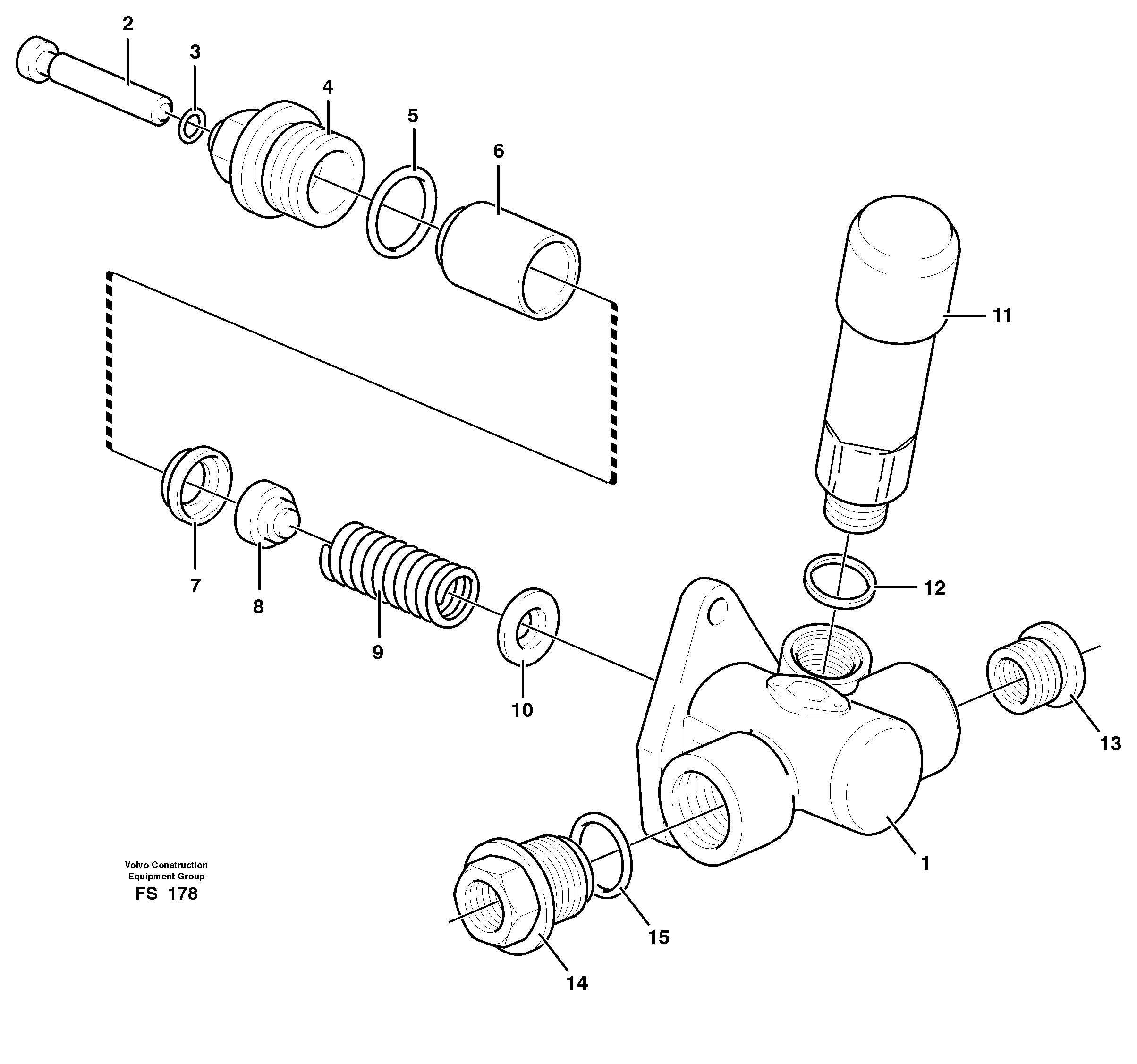 Схема запчастей Volvo EC420 - 100812 Feed pump EC420 ?KERMAN ?KERMAN EC420 SER NO - 1550