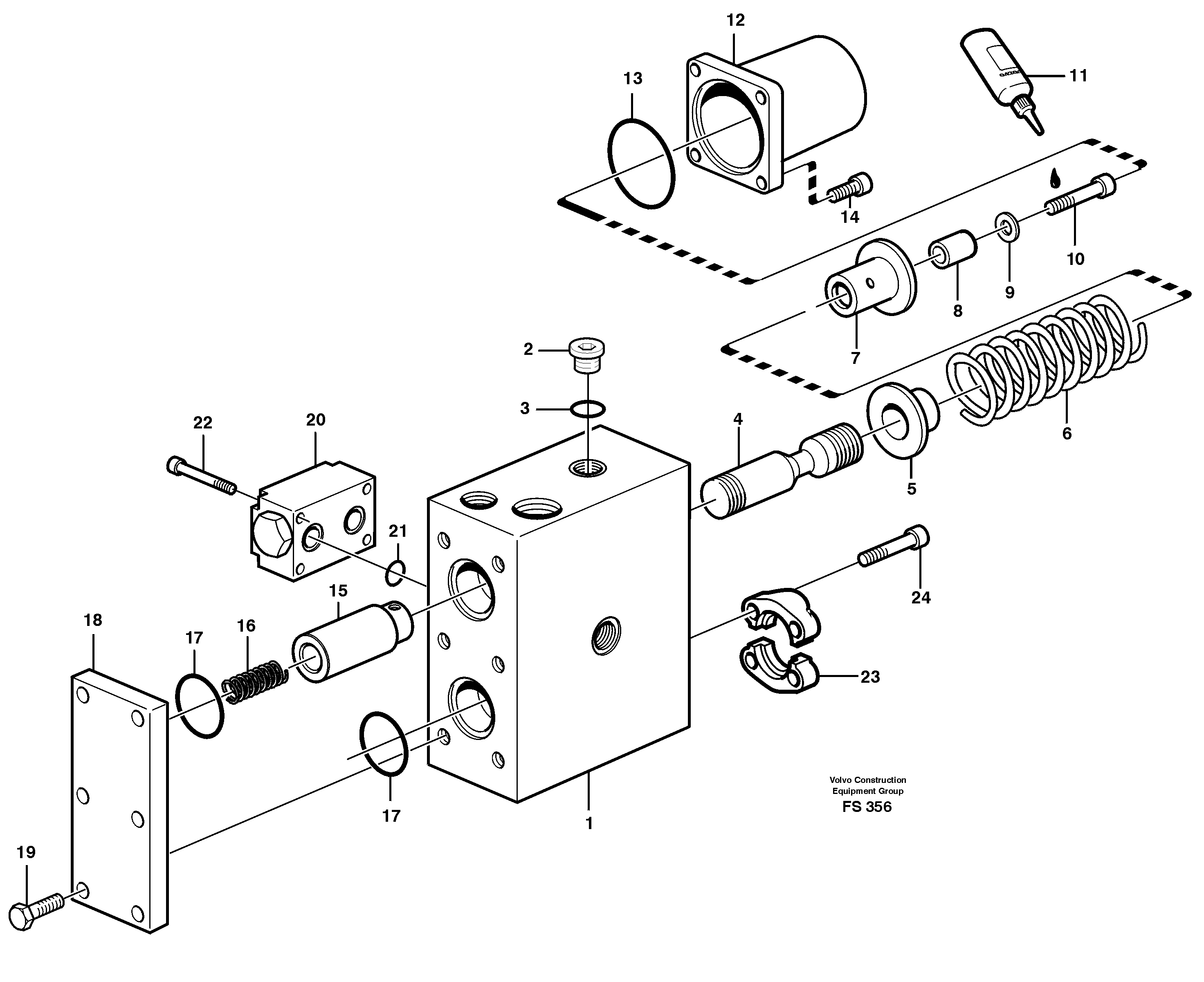 Схема запчастей Volvo EC420 - 60507 Overcenter valve EC420 ?KERMAN ?KERMAN EC420 SER NO - 1550