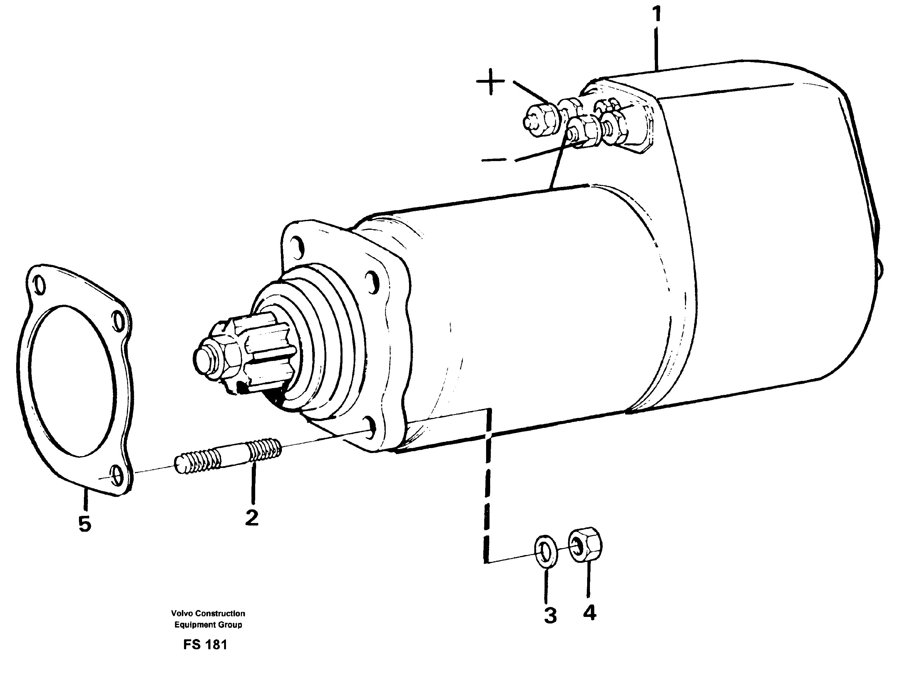 Схема запчастей Volvo EC420 - 49964 Starter motor EC420 ?KERMAN ?KERMAN EC420 SER NO - 1550