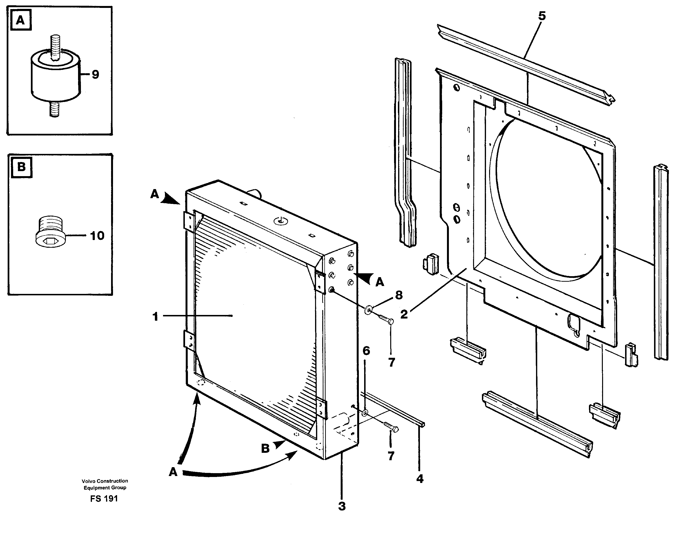 Схема запчастей Volvo EC420 - 50653 Радиатор EC420 ?KERMAN ?KERMAN EC420 SER NO - 1550