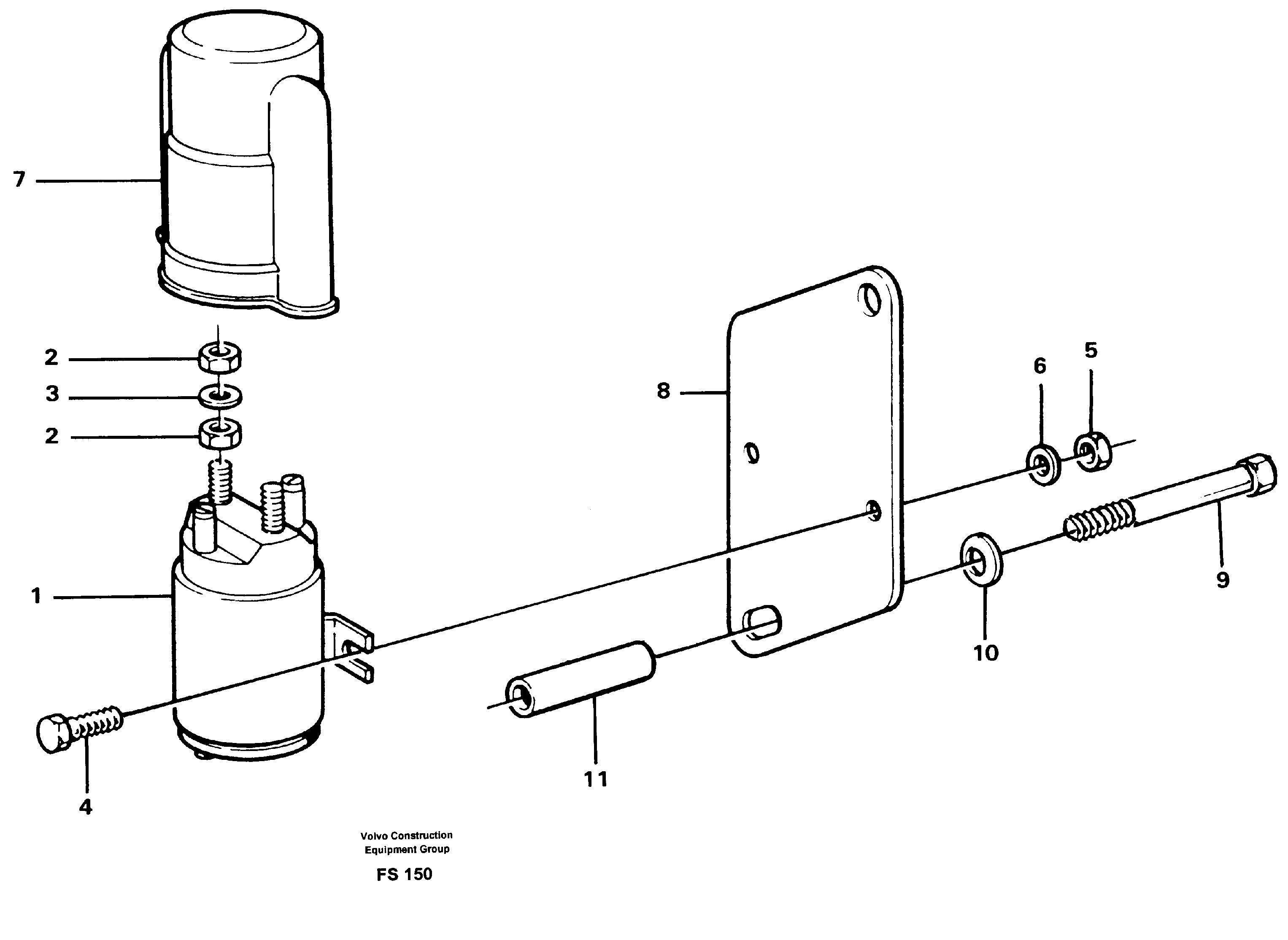 Схема запчастей Volvo EC420 - 51566 Starting relay EC420 ?KERMAN ?KERMAN EC420 SER NO - 1550