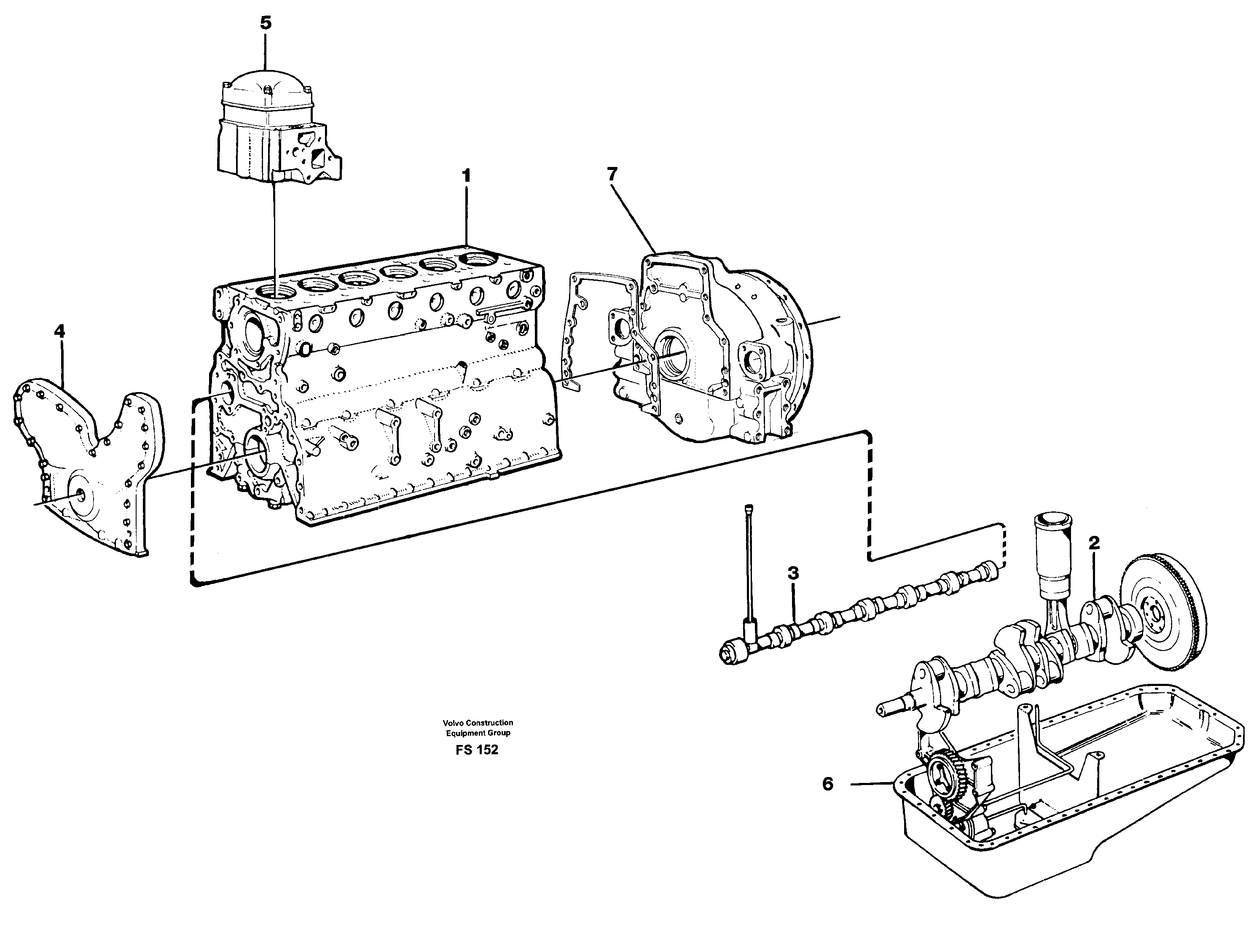 Схема запчастей Volvo EC420 - 51568 Engine Td101ge EC420 ?KERMAN ?KERMAN EC420 SER NO - 1550