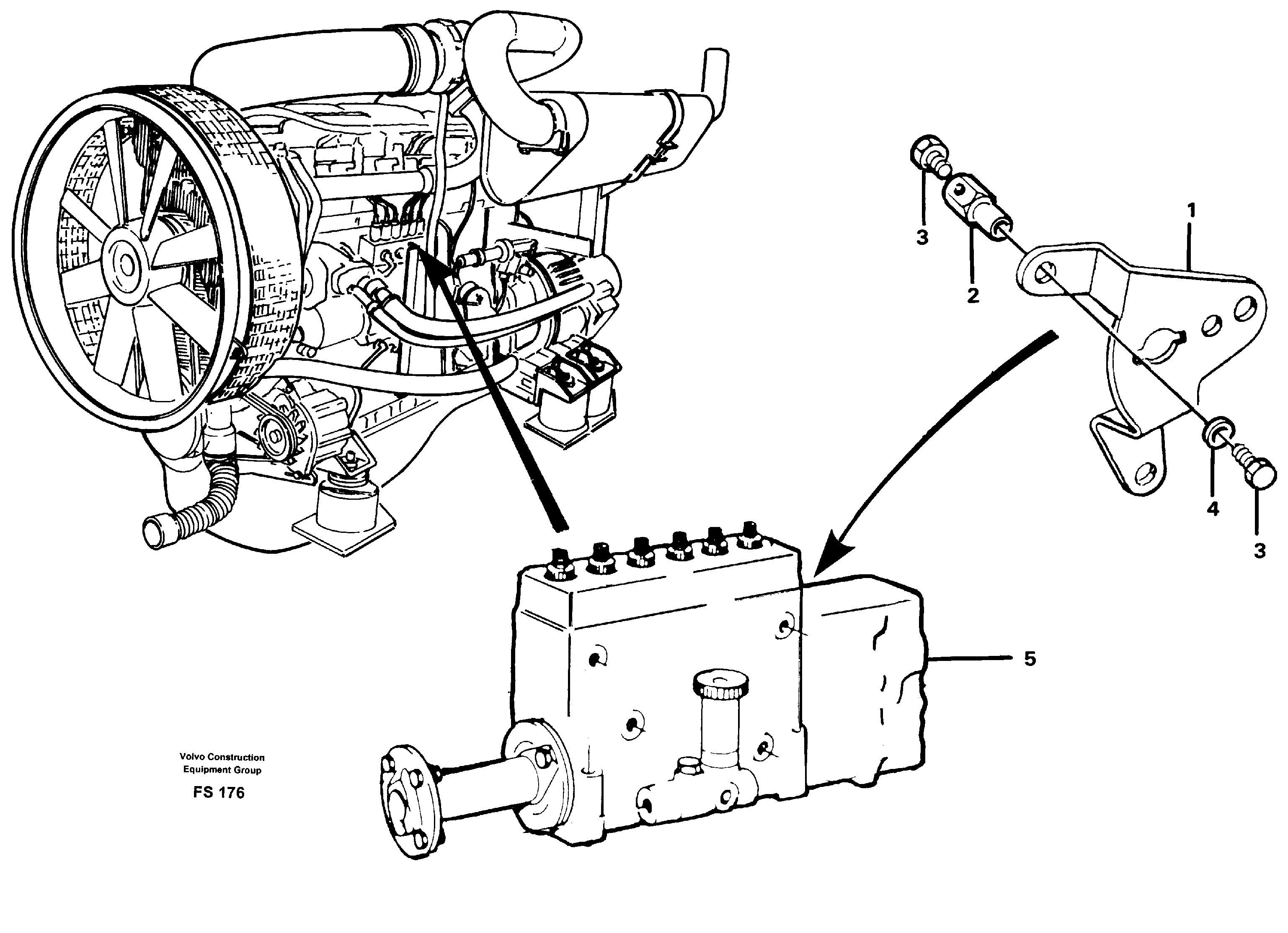 Схема запчастей Volvo EC420 - 51846 Stop control EC420 ?KERMAN ?KERMAN EC420 SER NO - 1550